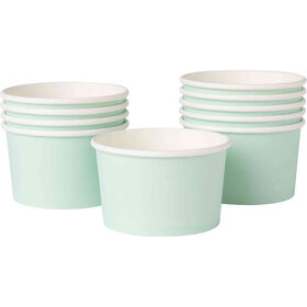 Conjunto 10 Ta&ccedil;as 250ml Papel Soft Menta Kasa