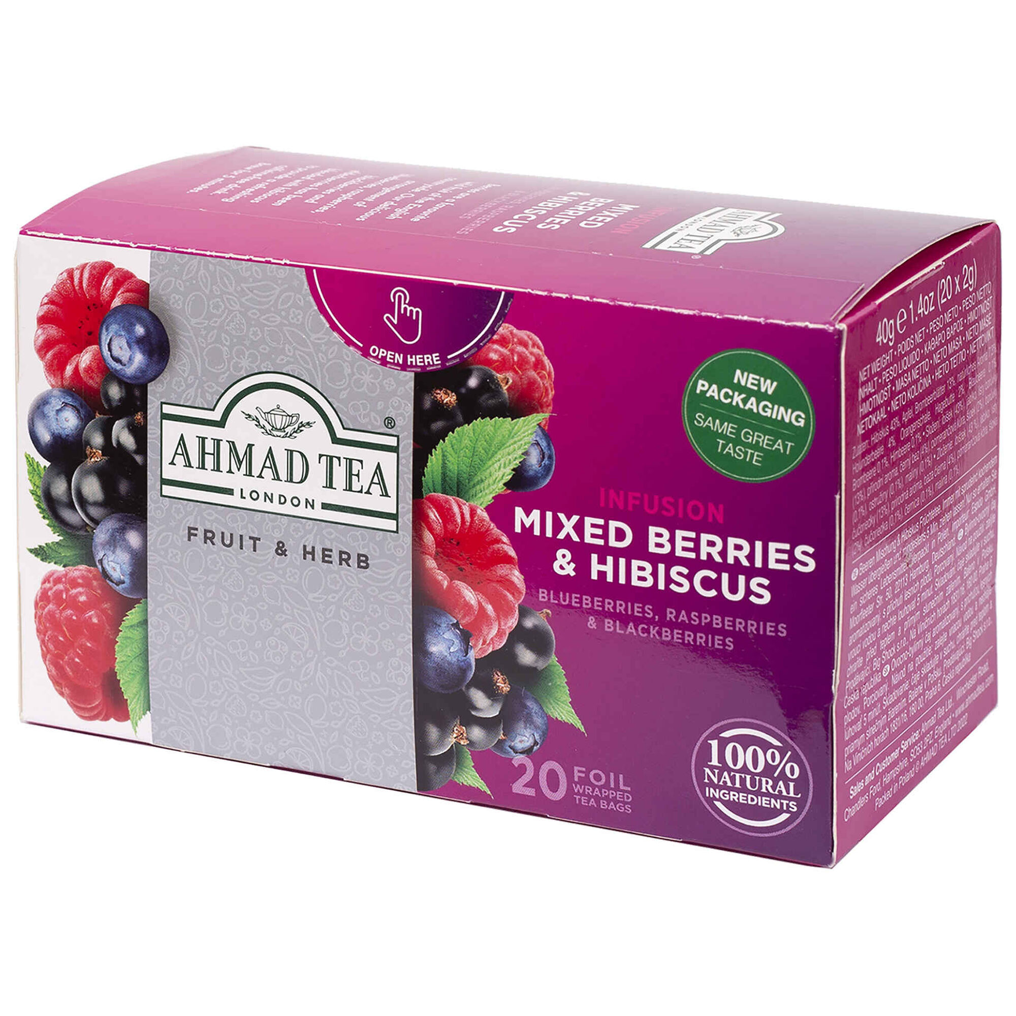 Infus&atilde;o Frutos Vermelhos Saquetas