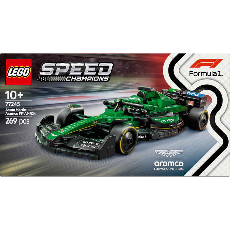 LEGO Speed Champions - Carro de Corrida Aston Martin Aramco F1 AMR24 - 77245