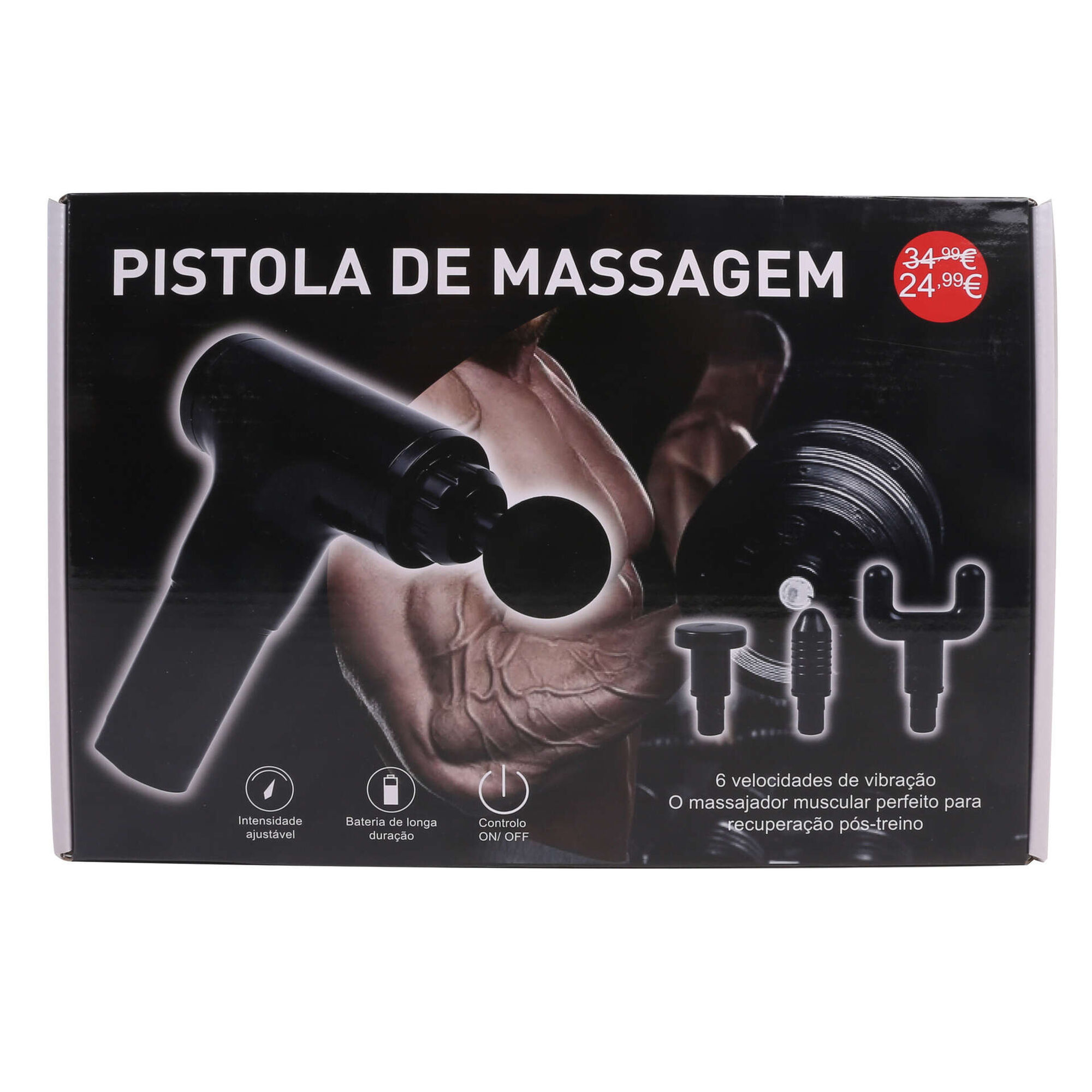 Massajador Corporal 6 N&iacute;veis Adapt&aacute;veis Bazar&atilde;o