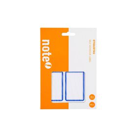 Etiquetas Adesivas Rebordo Azul 41x65mm