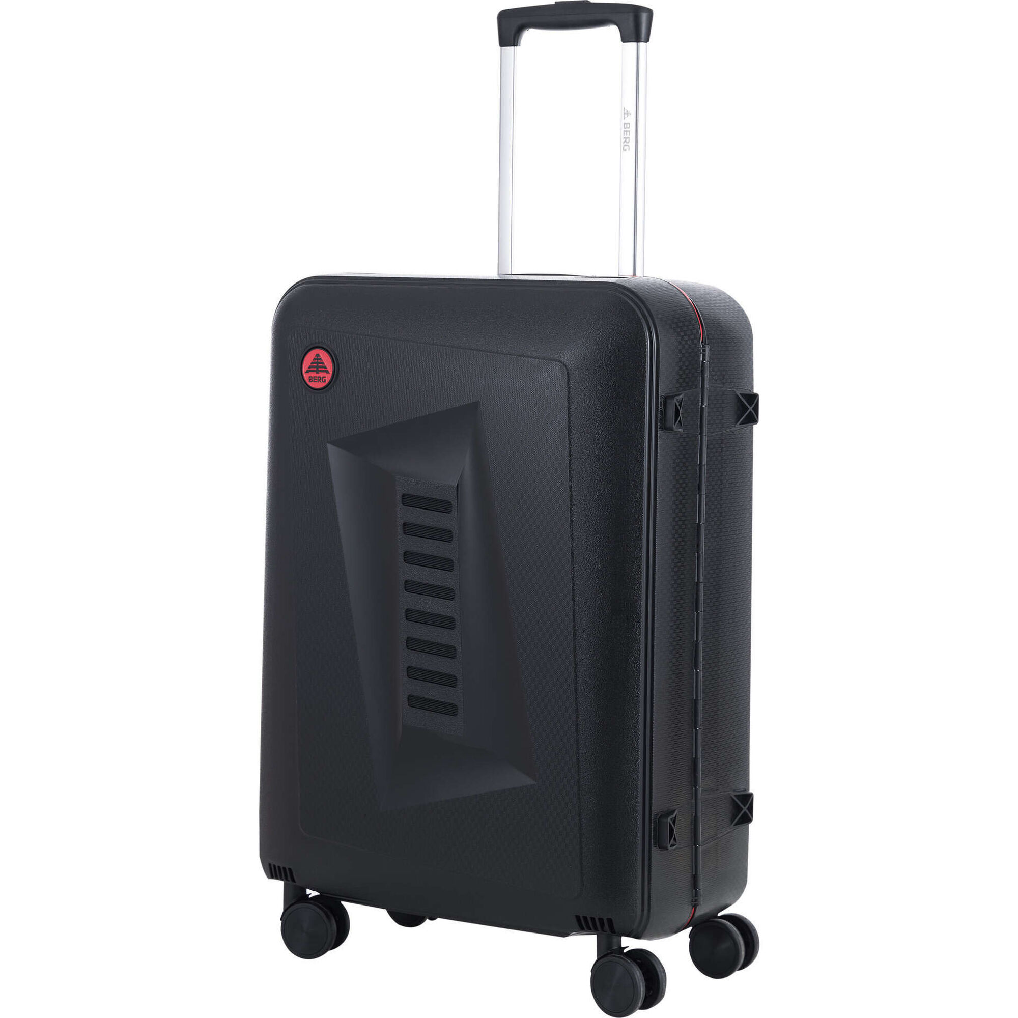 Mala de Viagem Grande 8 Rodas Preta Trunk Berg