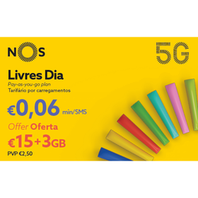 Cart&atilde;o Livres NOS