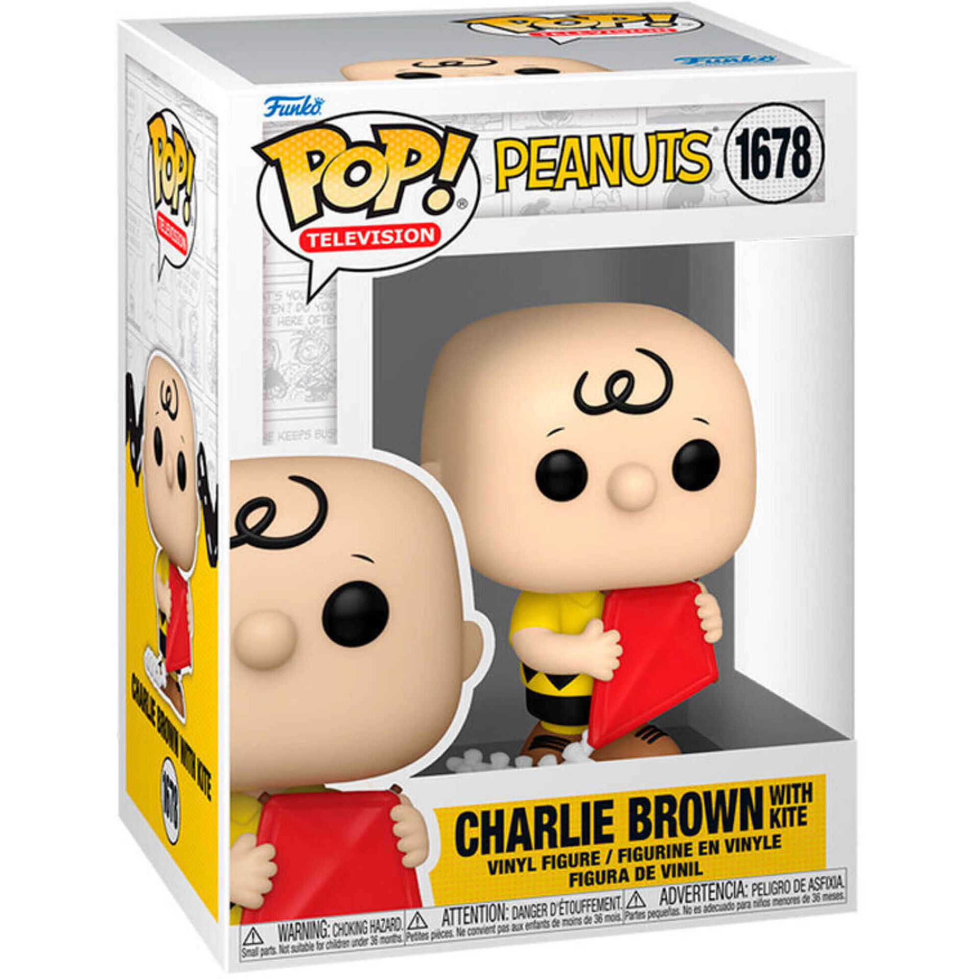 Figura Peanuts S7 - Charlie Brown with Kite
