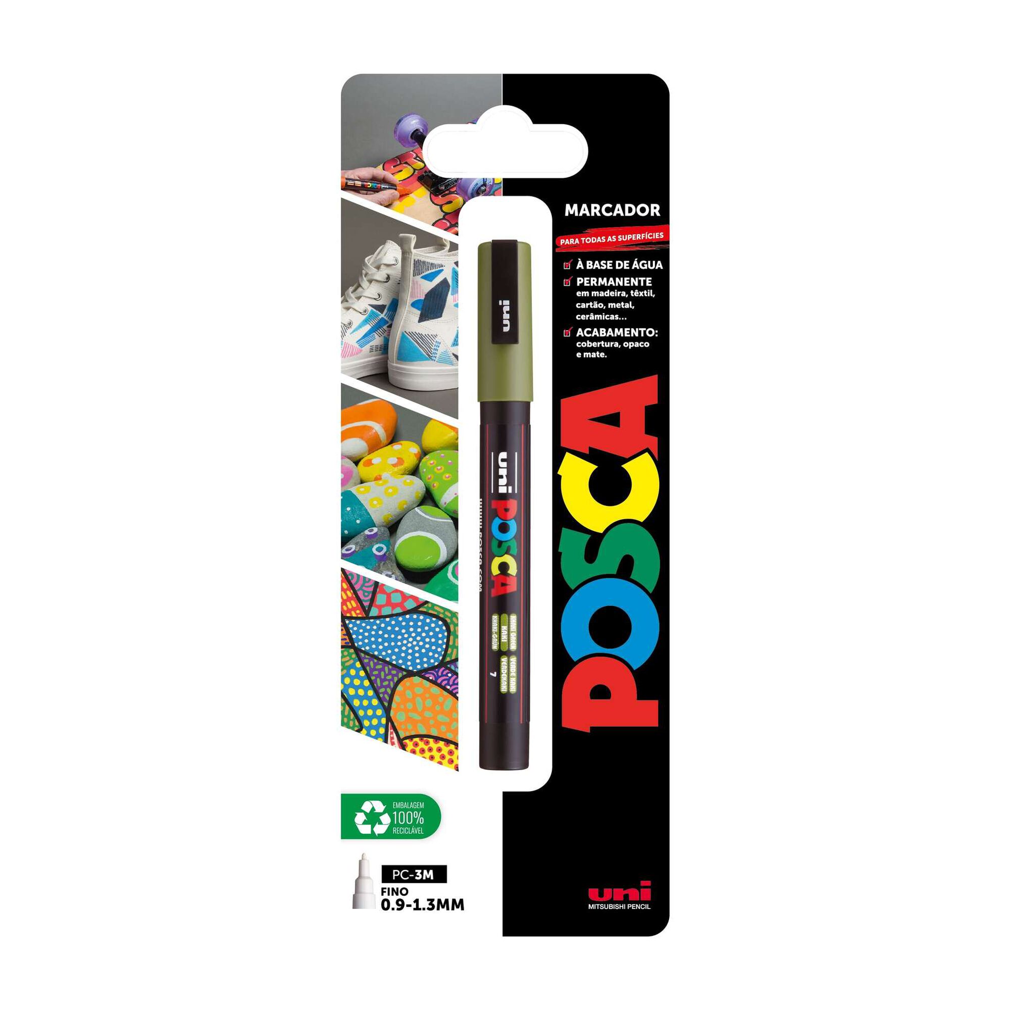 Marcador Permanente Posca PC-3M (várias cores) Marcador Permanente Posca PC-3M (várias cores)