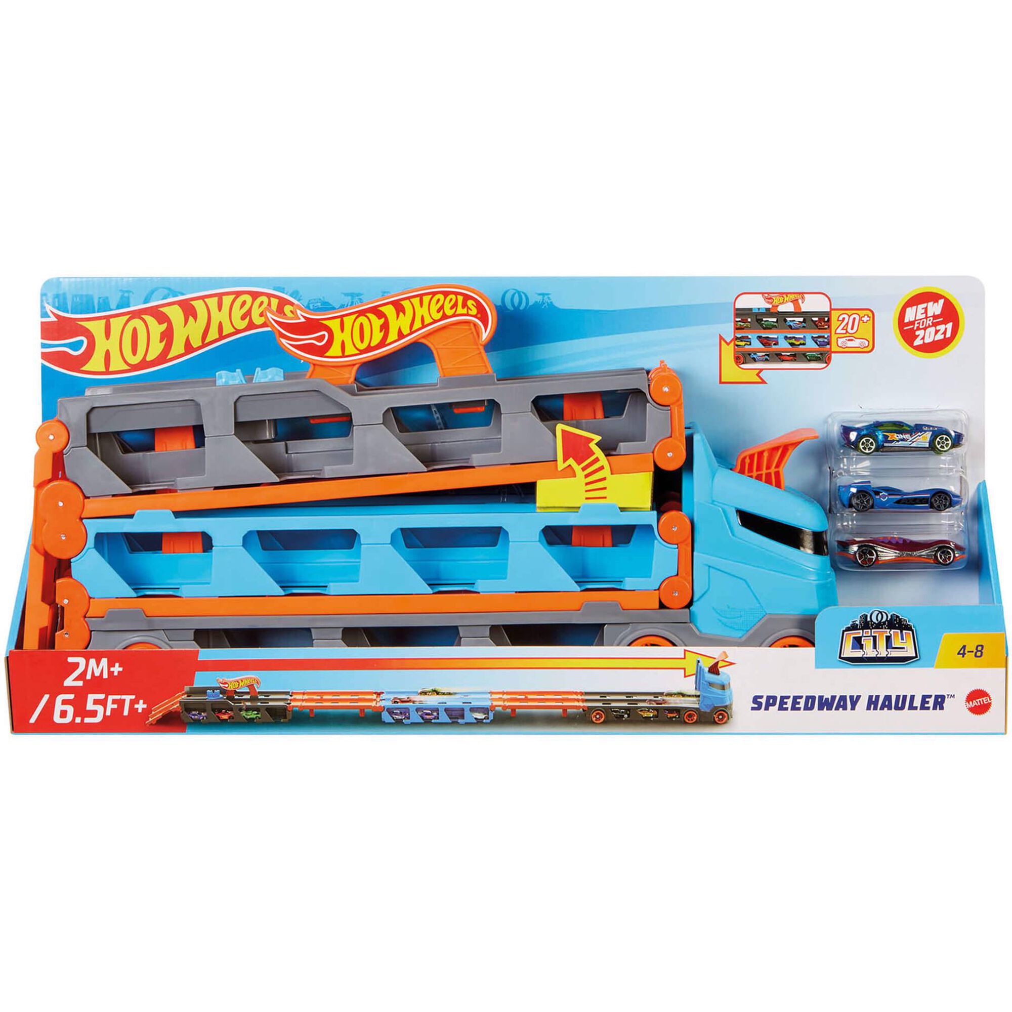 Hot Wheels - Cami&atilde;o e Pista de Transporte
