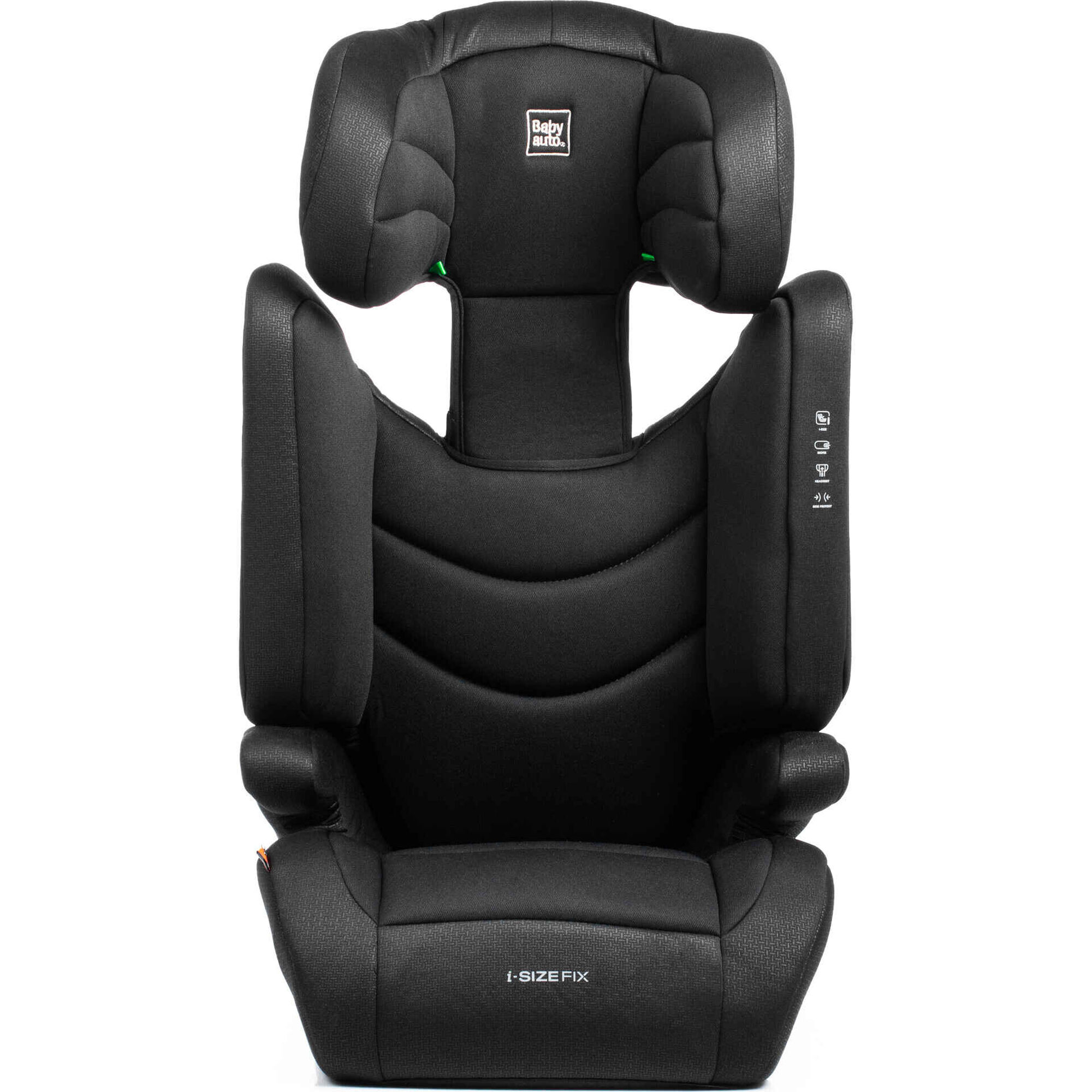 Cadeira Auto I-Size 100-150cm Isofix Jef Fix Preto Babyauto