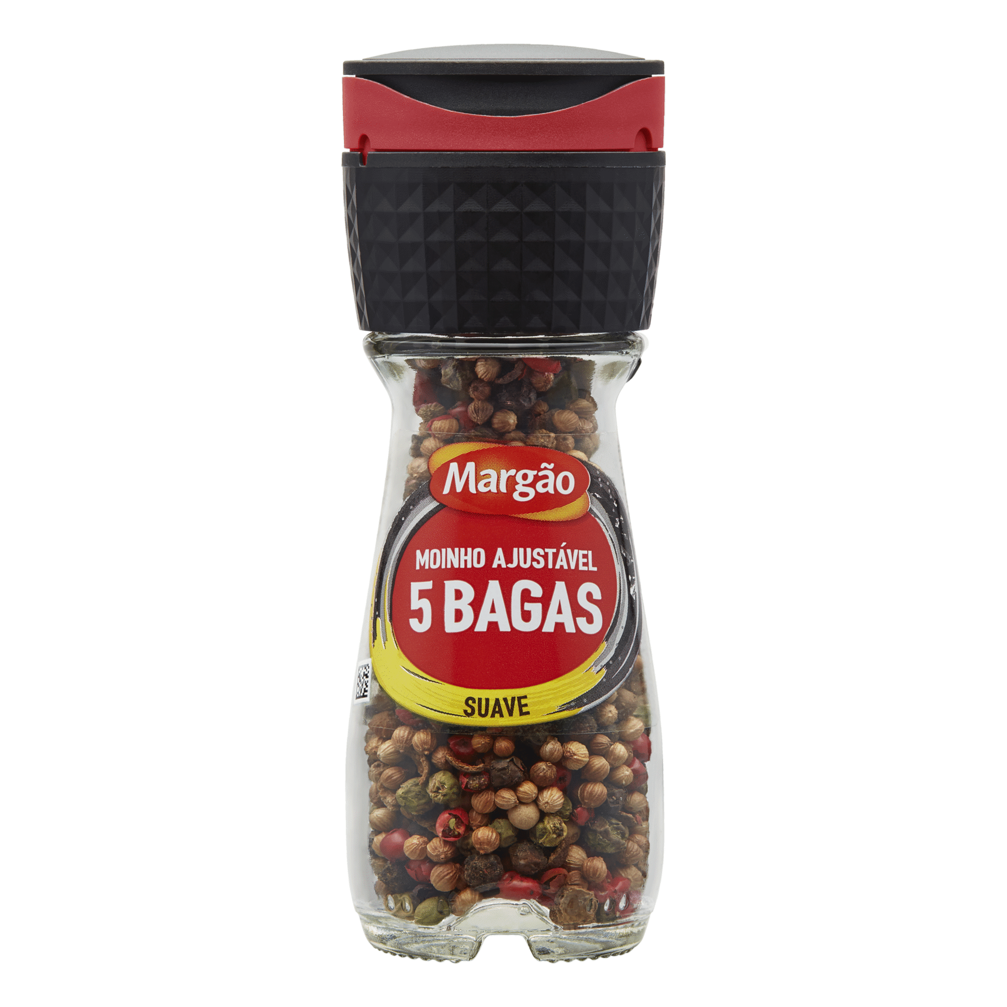 Mistura de Pimenta e Especiarias 5 Bagas com Moinho em Frasco