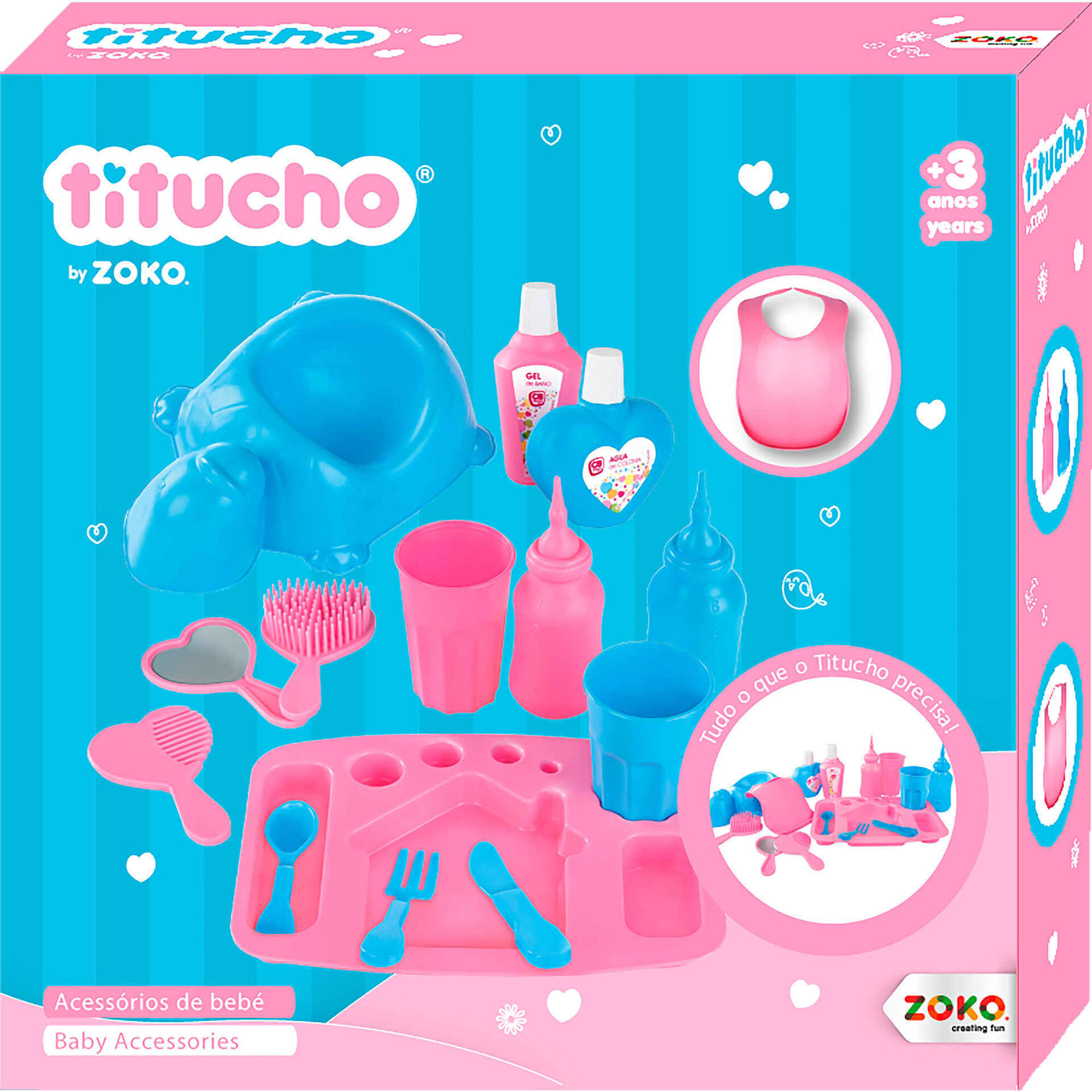 Conjunto Acessórios Titucho 15 Peças