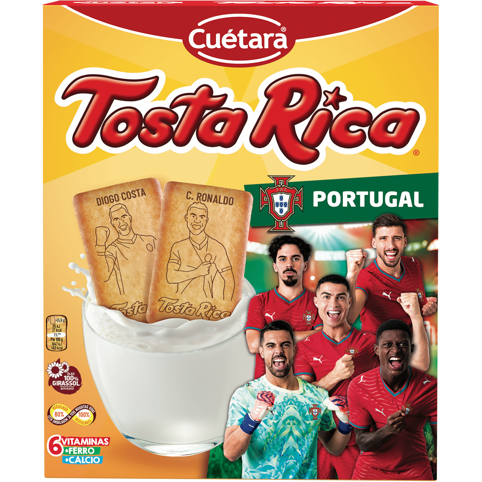 Bolachas Tosta Rica Cu&eacute;tara