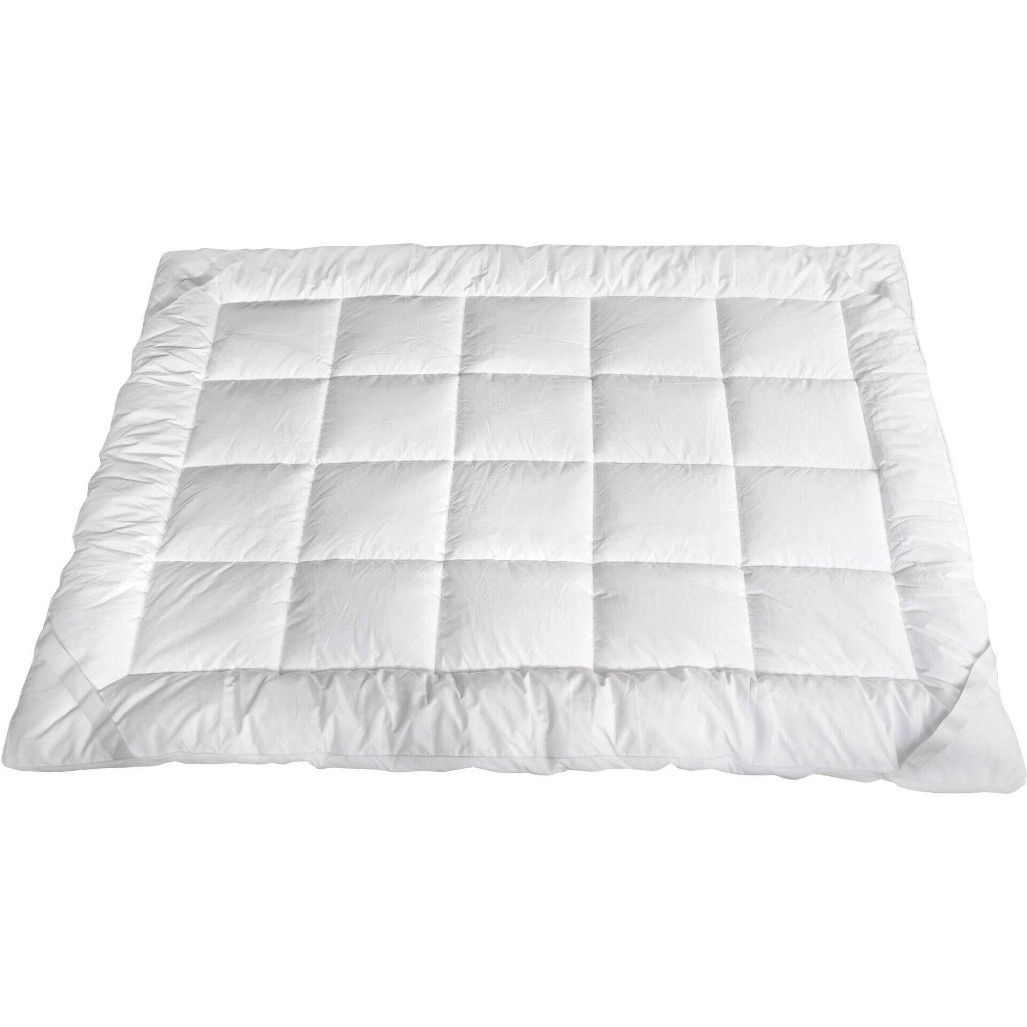 Sobrecolch&atilde;o 135x190cm Branco Bazar&atilde;o