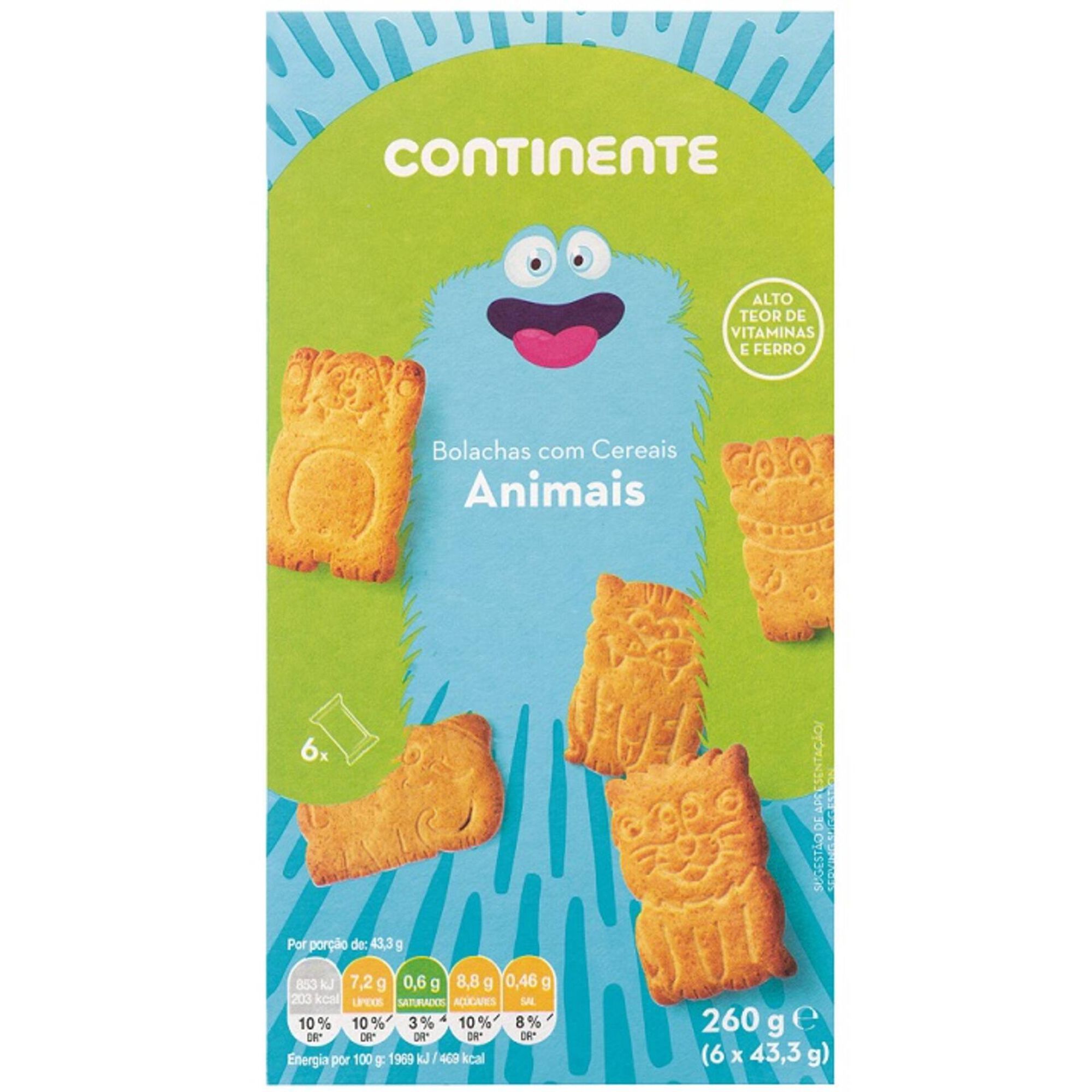 Bolachas Animais de Cereais