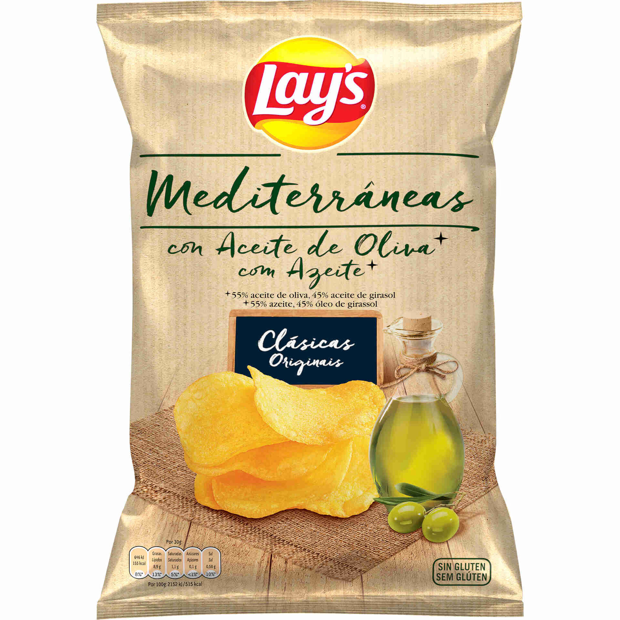 Batata Frita Lisa Mediterrâneas