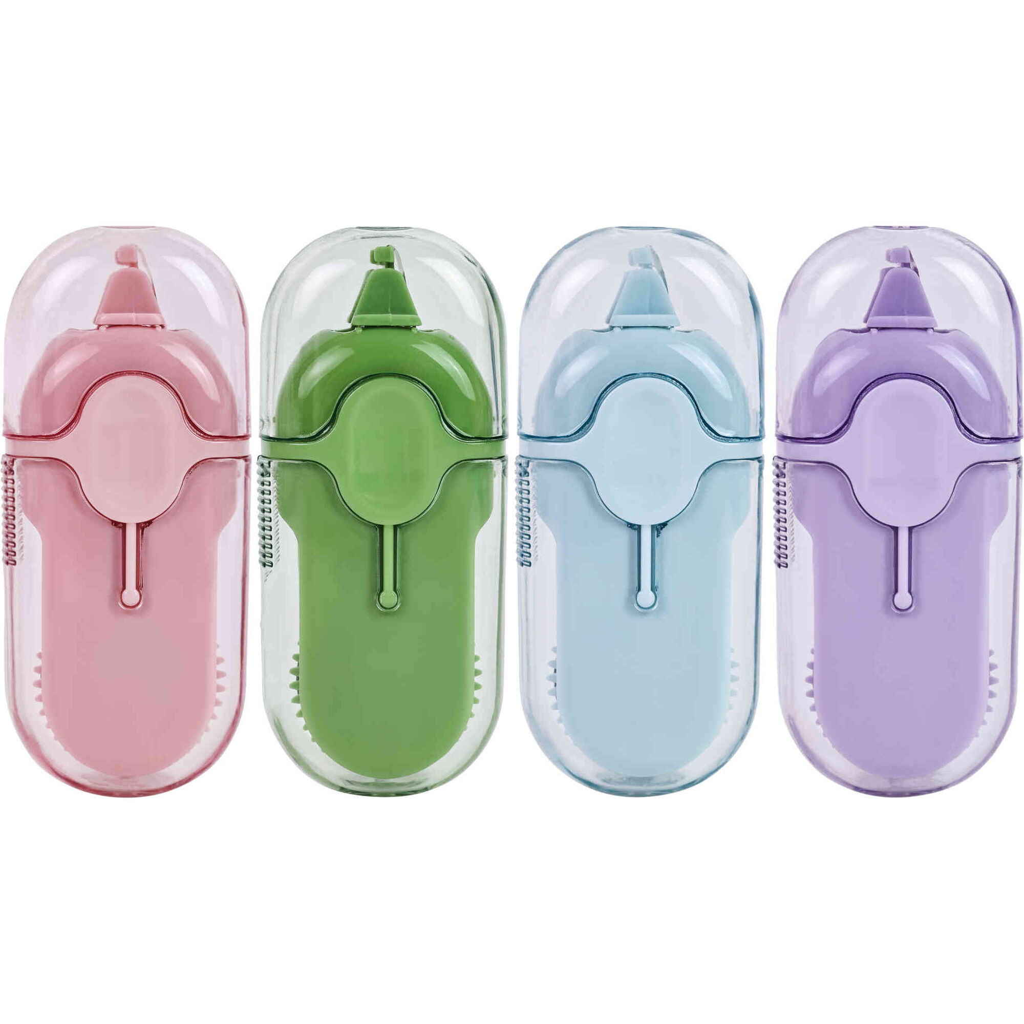 Conjunto 2 Fitas Corretoras com Tampa 6m (v&aacute;rias cores) Note!