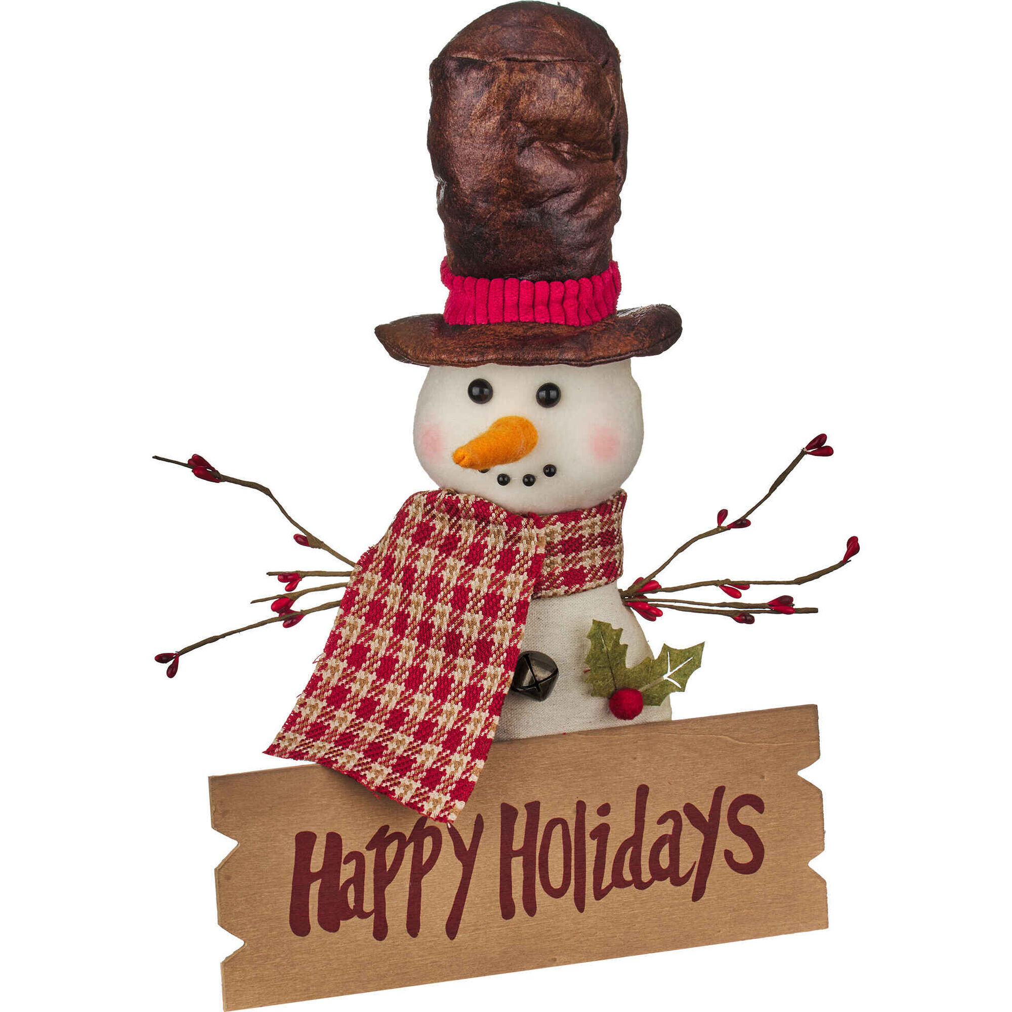 Boneco de Neve Pendurar Happy Holidays