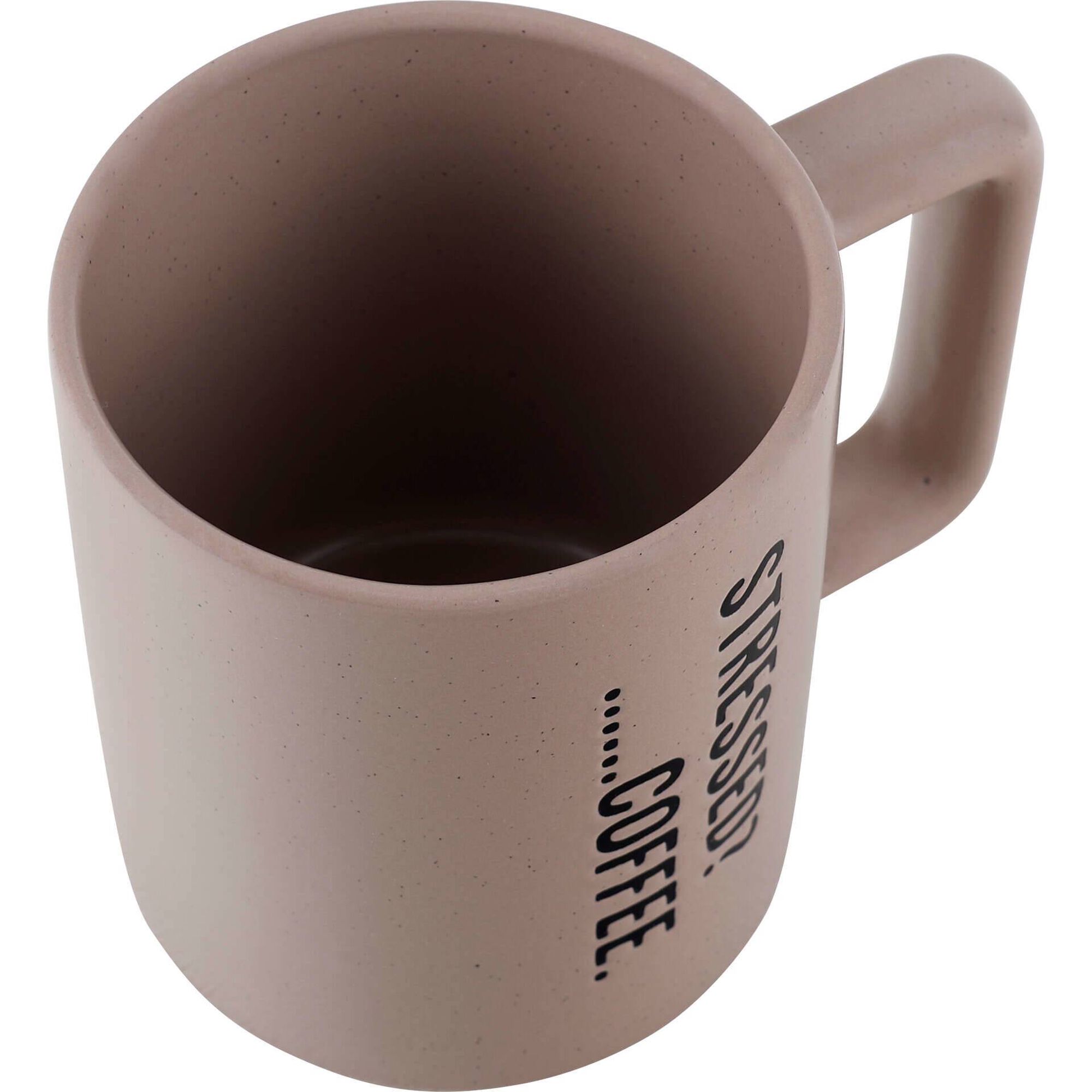 Caneca 340ml Bege Stressed Coffee