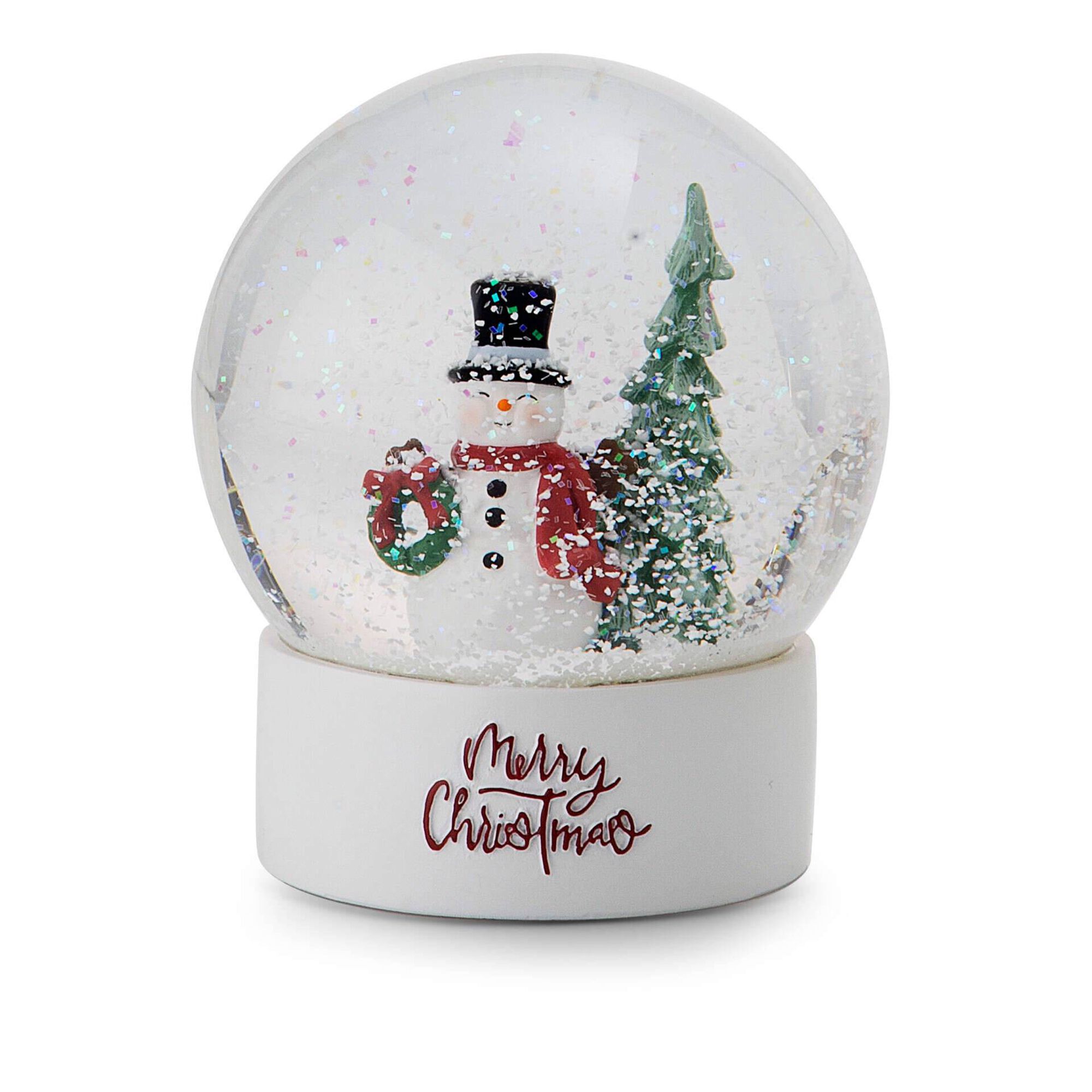 Globo Boneco de Neve 11cm Branco