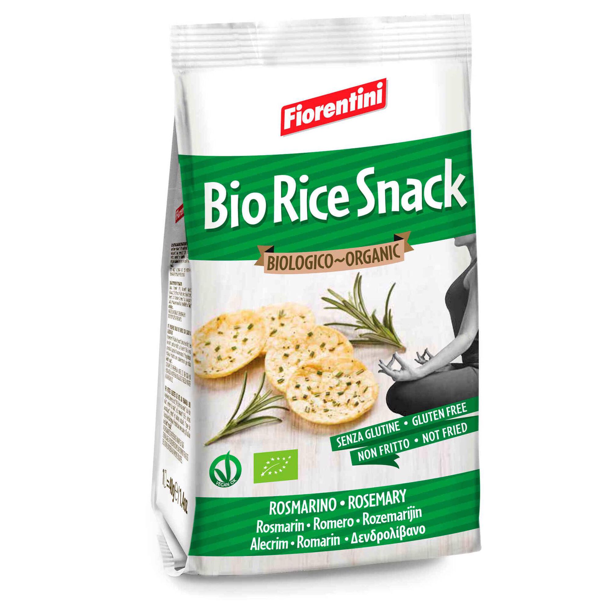 Snack de Arroz e Alecrim sem Glúten