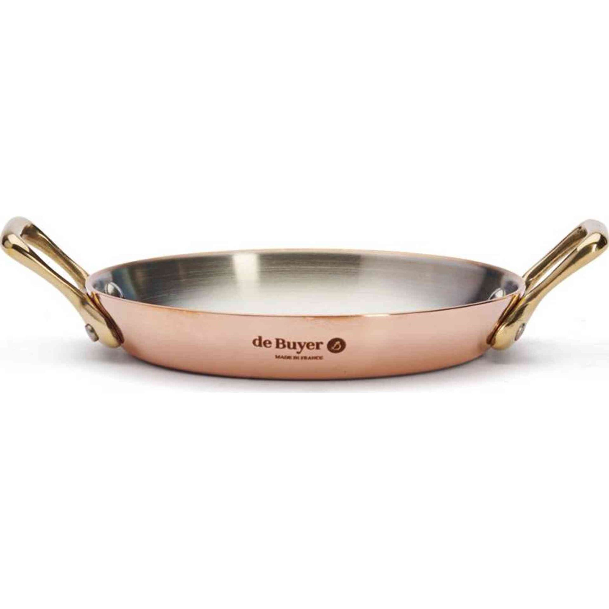 Frigideira com Asa Cobre e Inox 12 cm Inocuivre deBuyer