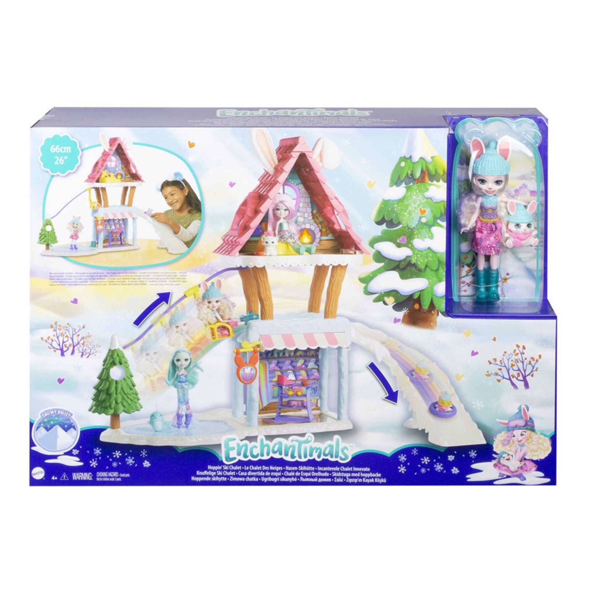 Chalé de Esqui Orelhudo Enchantimals Chalé de Esqui Orelhudo Enchantimals