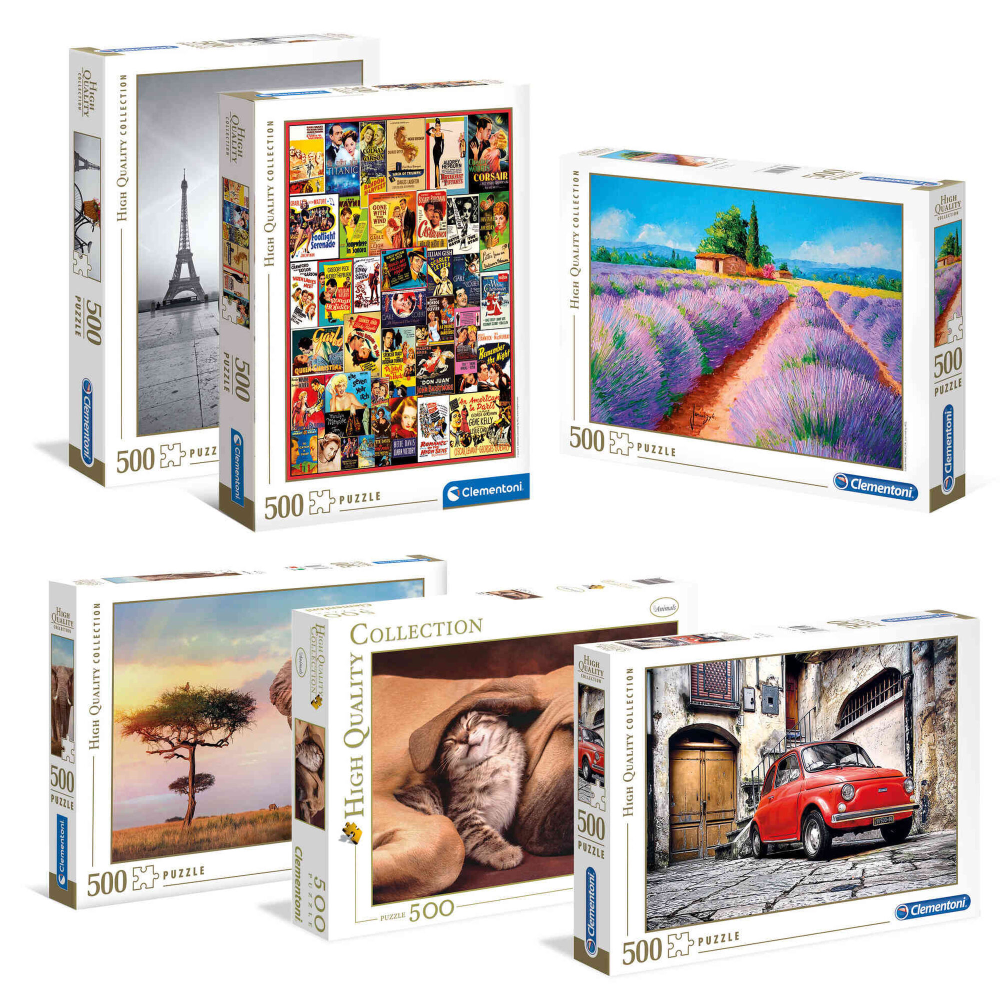 Puzzle High Quality Collection 500 Peças (vários modelos)