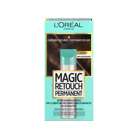 Colora&ccedil;&atilde;o Permanente Castanho Escuro 4 L'Or&eacute;al Paris Magic Retouch