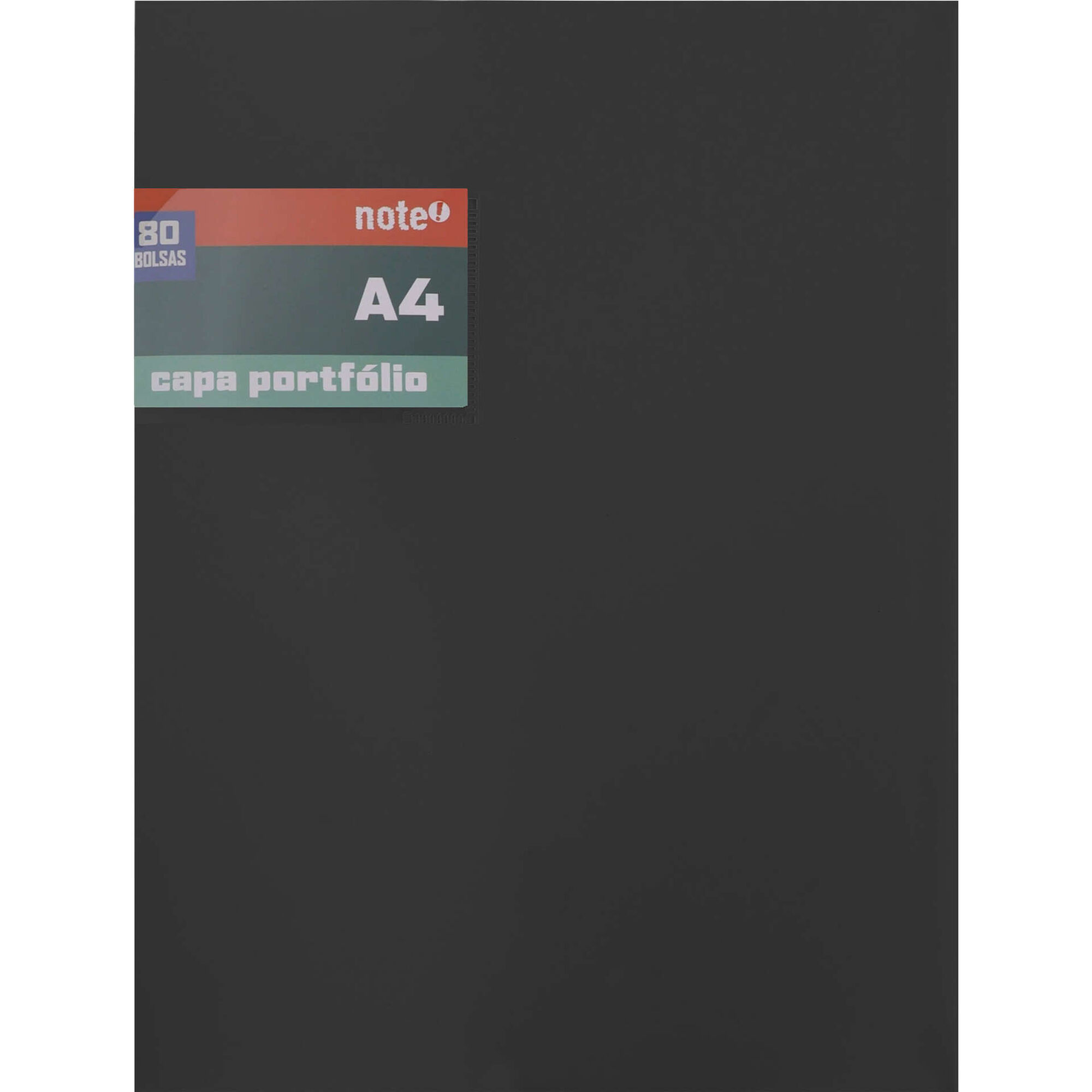 Portef&oacute;lio com 80 Bolsas A4 (v&aacute;rias cores) Note!