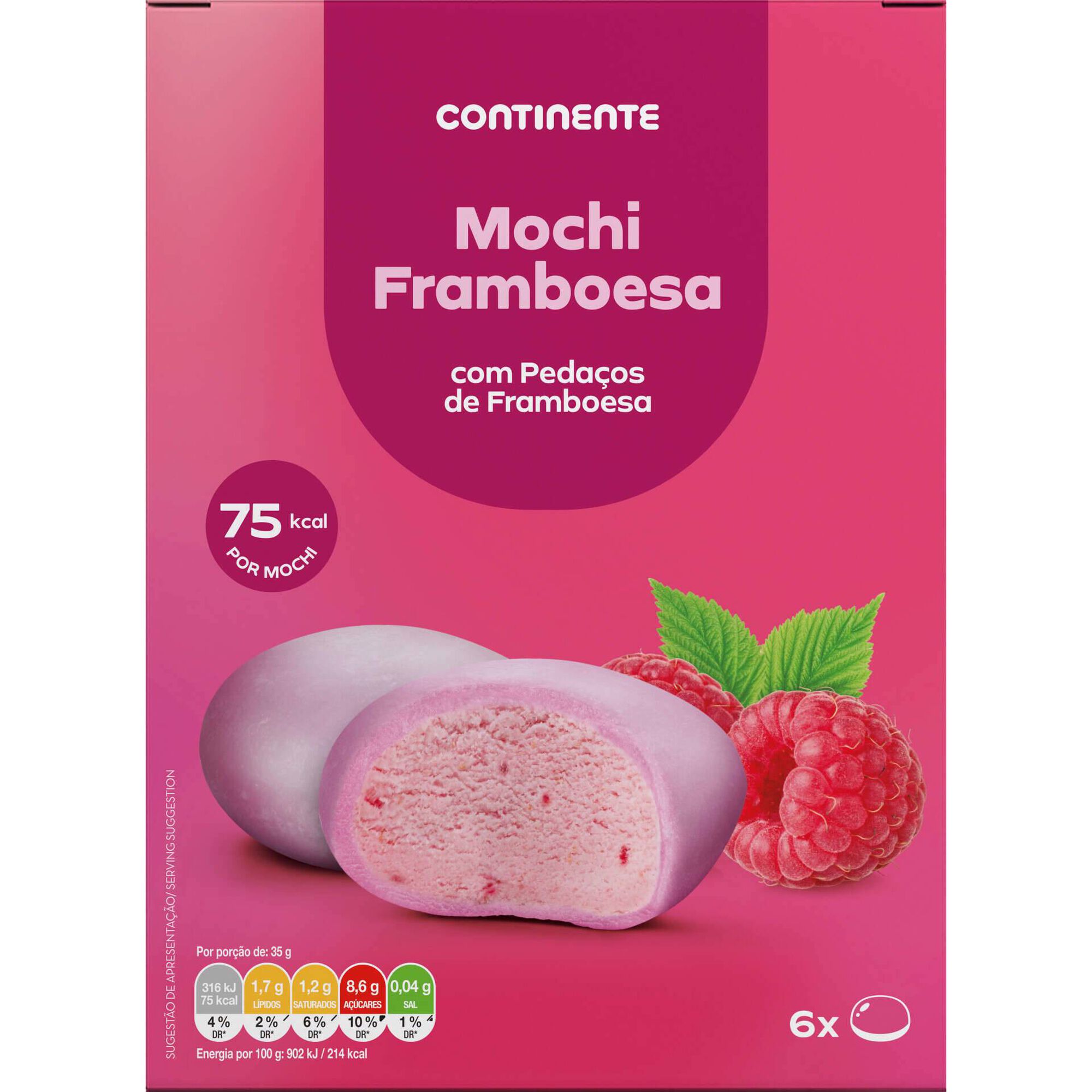 Gelado Mochi Framboesa Gelado Mochi Framboesa
