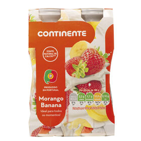 Iogurte Líquido Morango e Banana