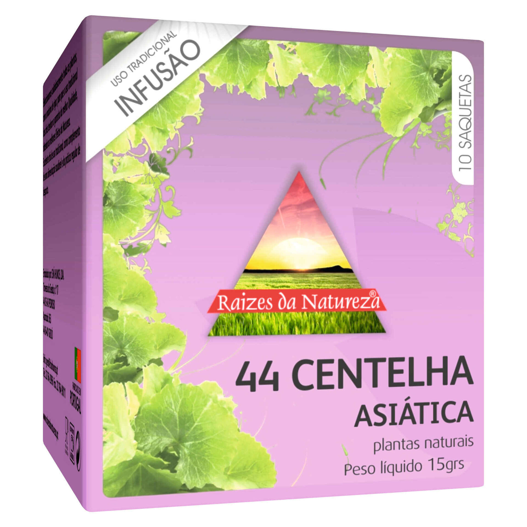 Infusão Nº44 Centelha Asiática Saquetas Infusão Nº44 Centelha Asiática Saquetas