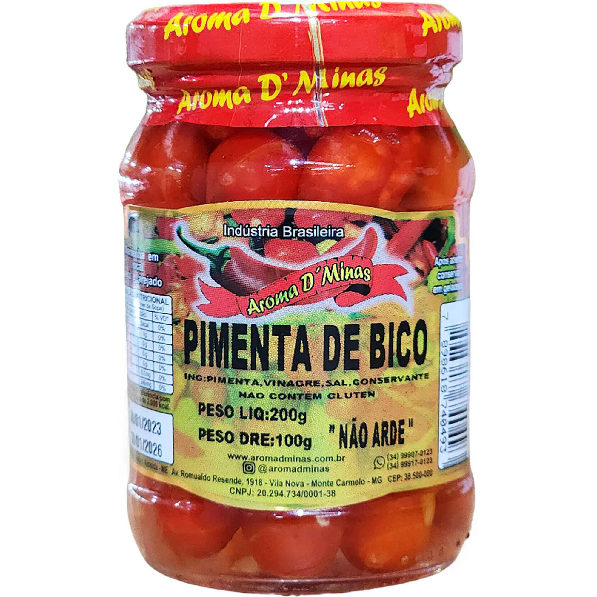 Pimenta de Bico Vermelho Aroma D&acute;Minas