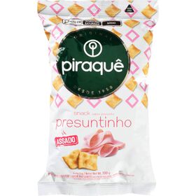 Snack Biscoito Salgado Sabor Presunto Piraqu&ecirc;