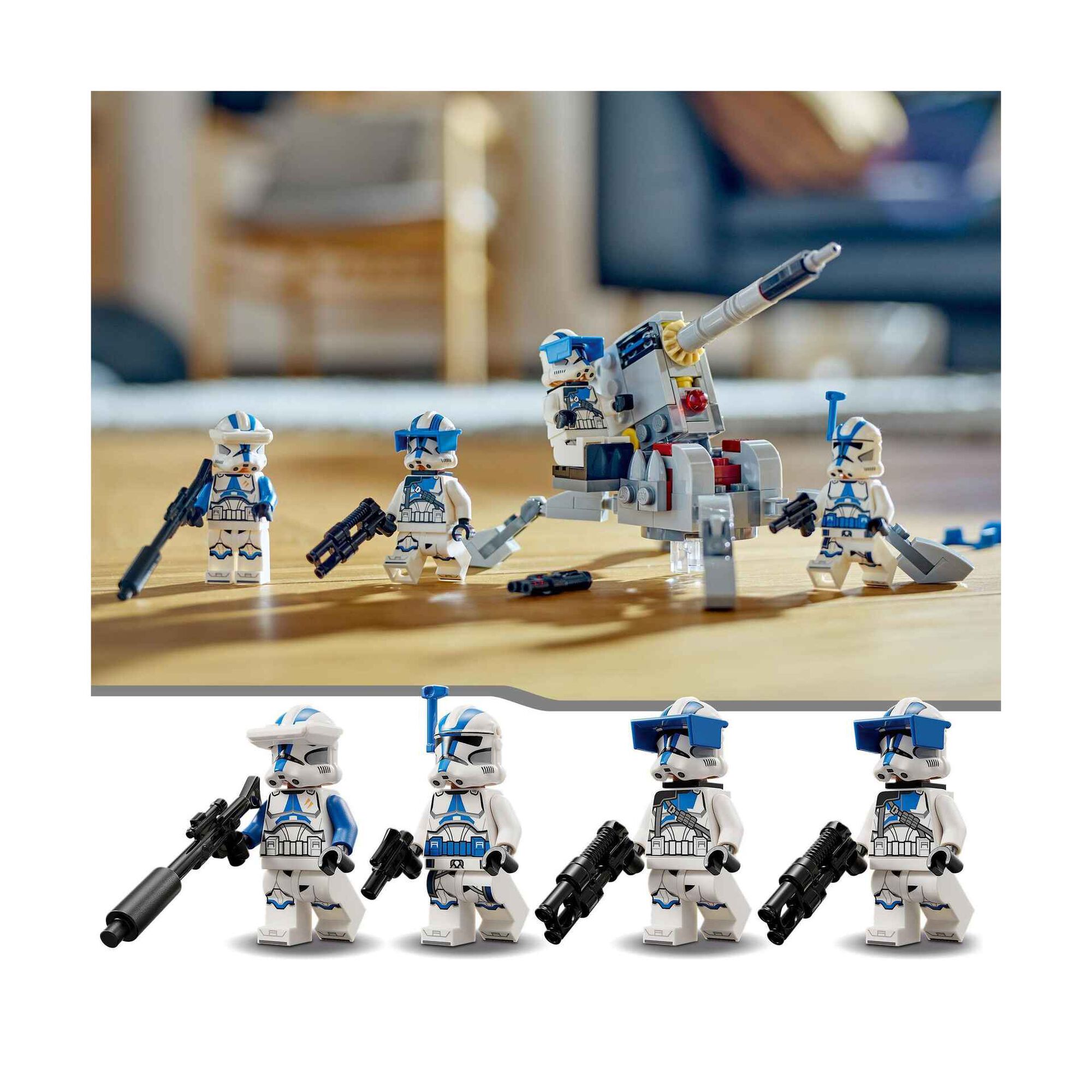 Pack de Combate Clone Troopers da 501ª - 75345