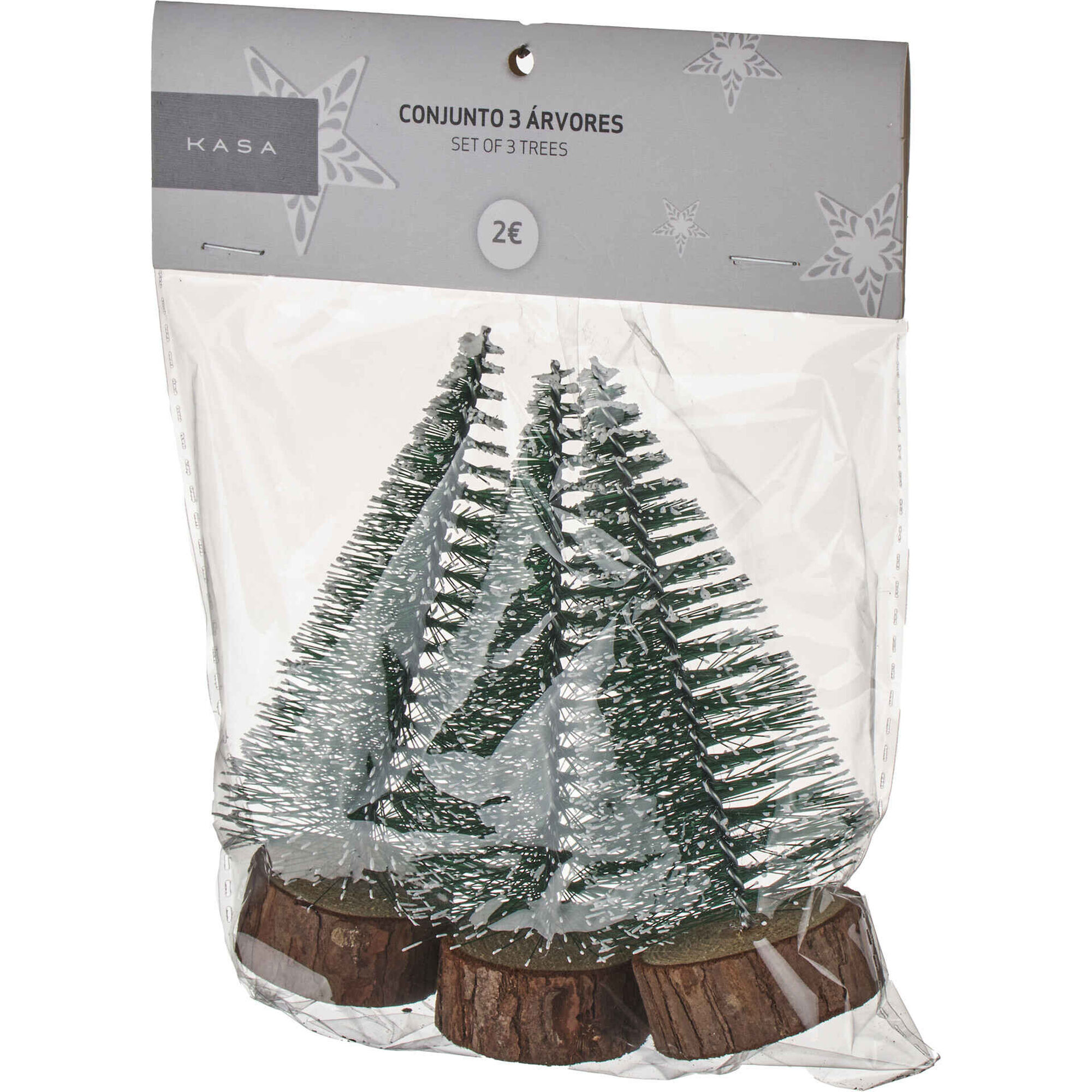 Conjunto 3 Árvores Decorativas