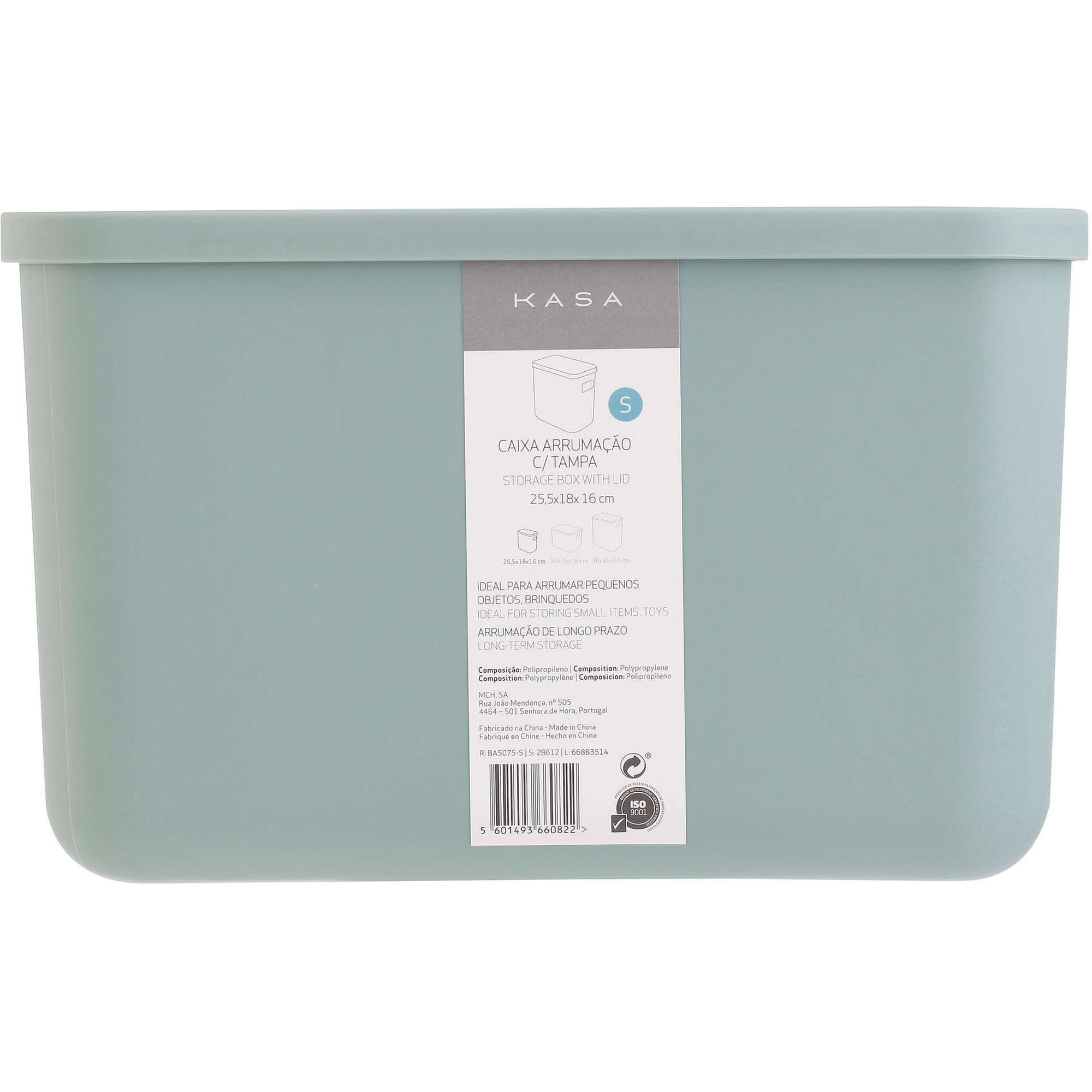 Caixa Arruma&ccedil;&atilde;o Pl&aacute;stico Verde