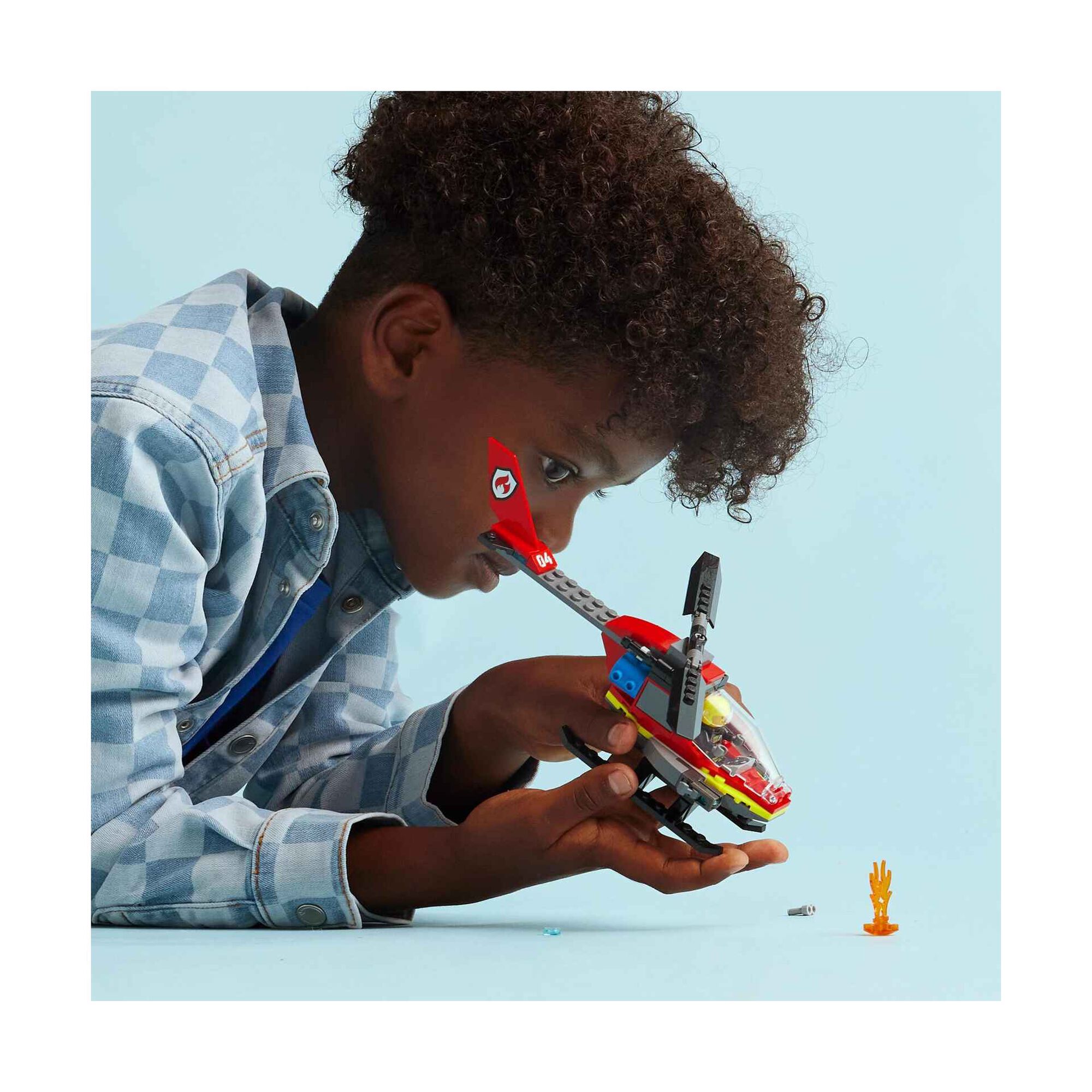 Helicóptero de Resgate dos Bombeiros - 60411