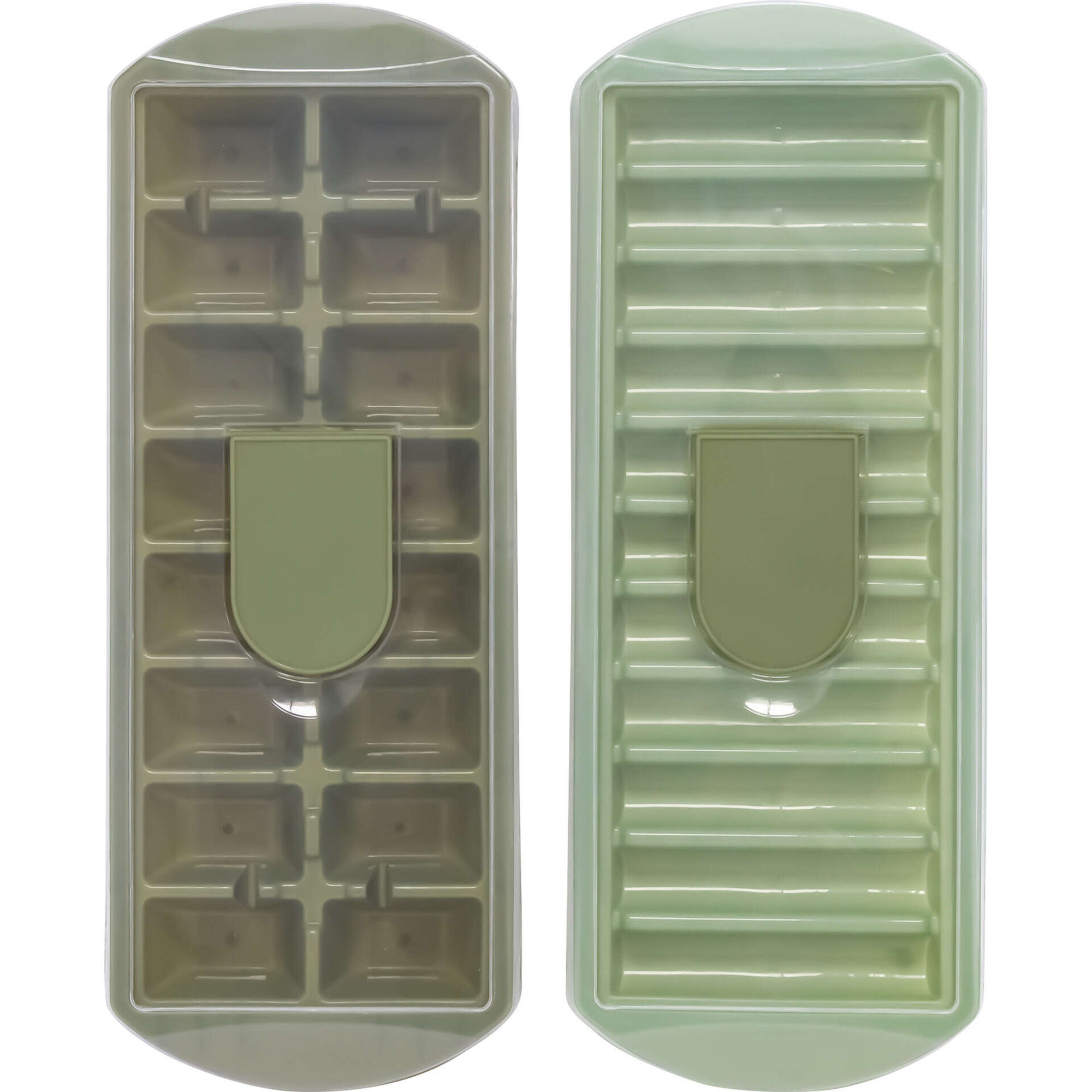 Conjunto 2 Cuvetes Gelo 16 Cubos e 11 Palitos Kasa