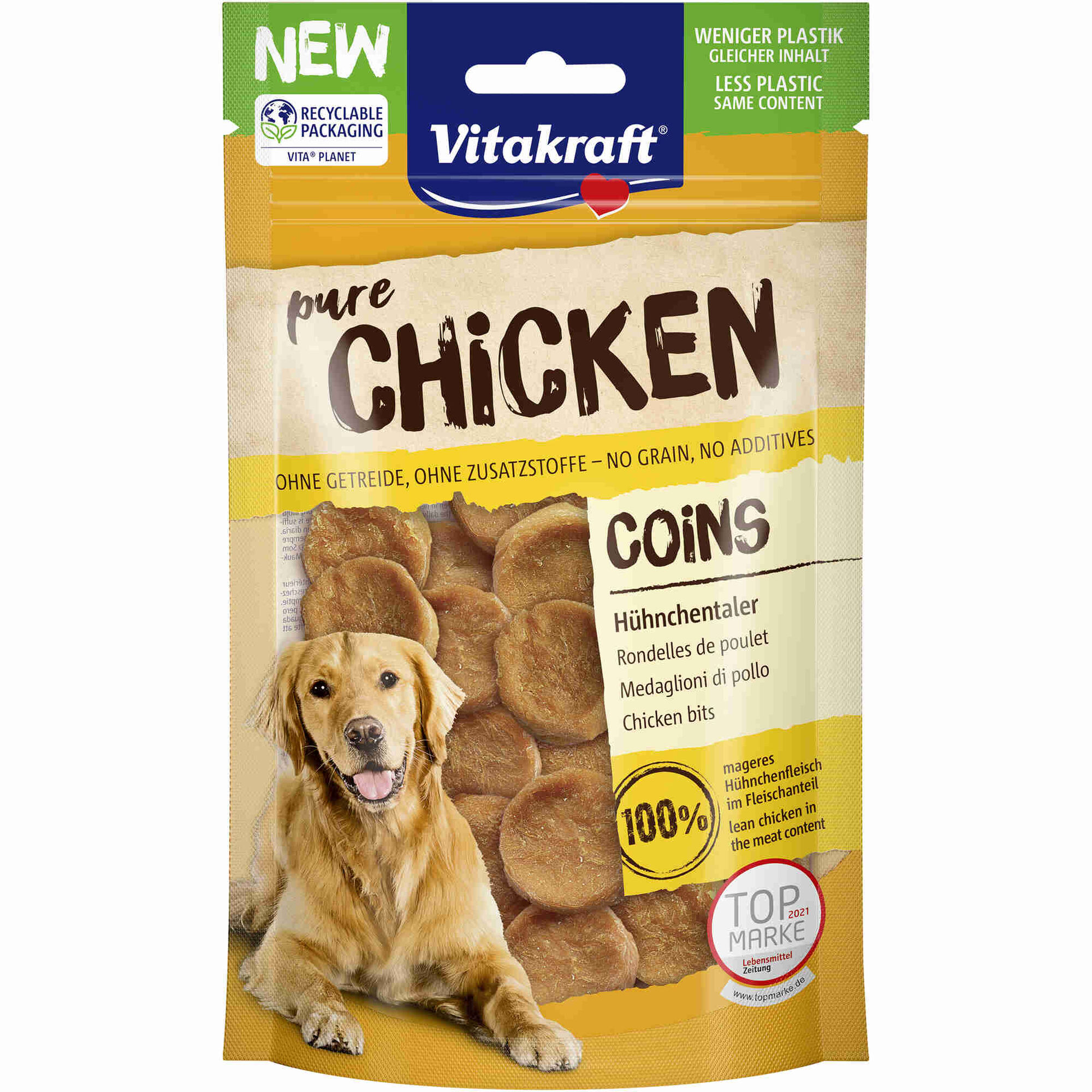 Snack para Cão Pure Meat Coins Frango