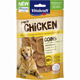 Snack para C&atilde;o Pure Meat Coins Frango Vitakraft