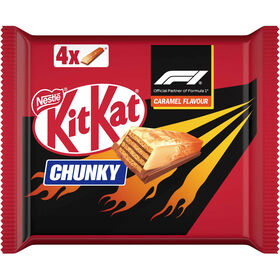 Snack de Chocolate de Leite com Caramelo Chunky F1 Kit Kat