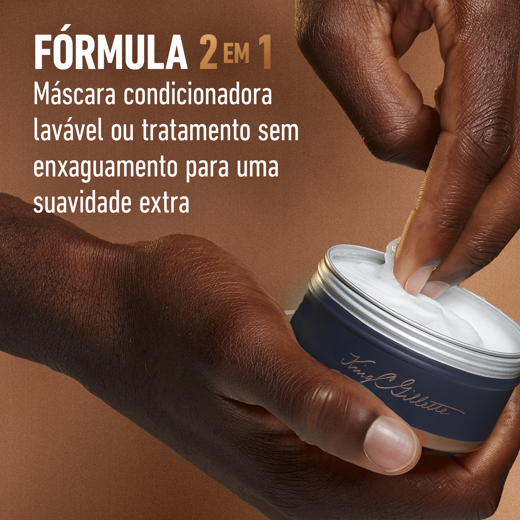 B&aacute;lsamo Barba Suave Gillette King C.