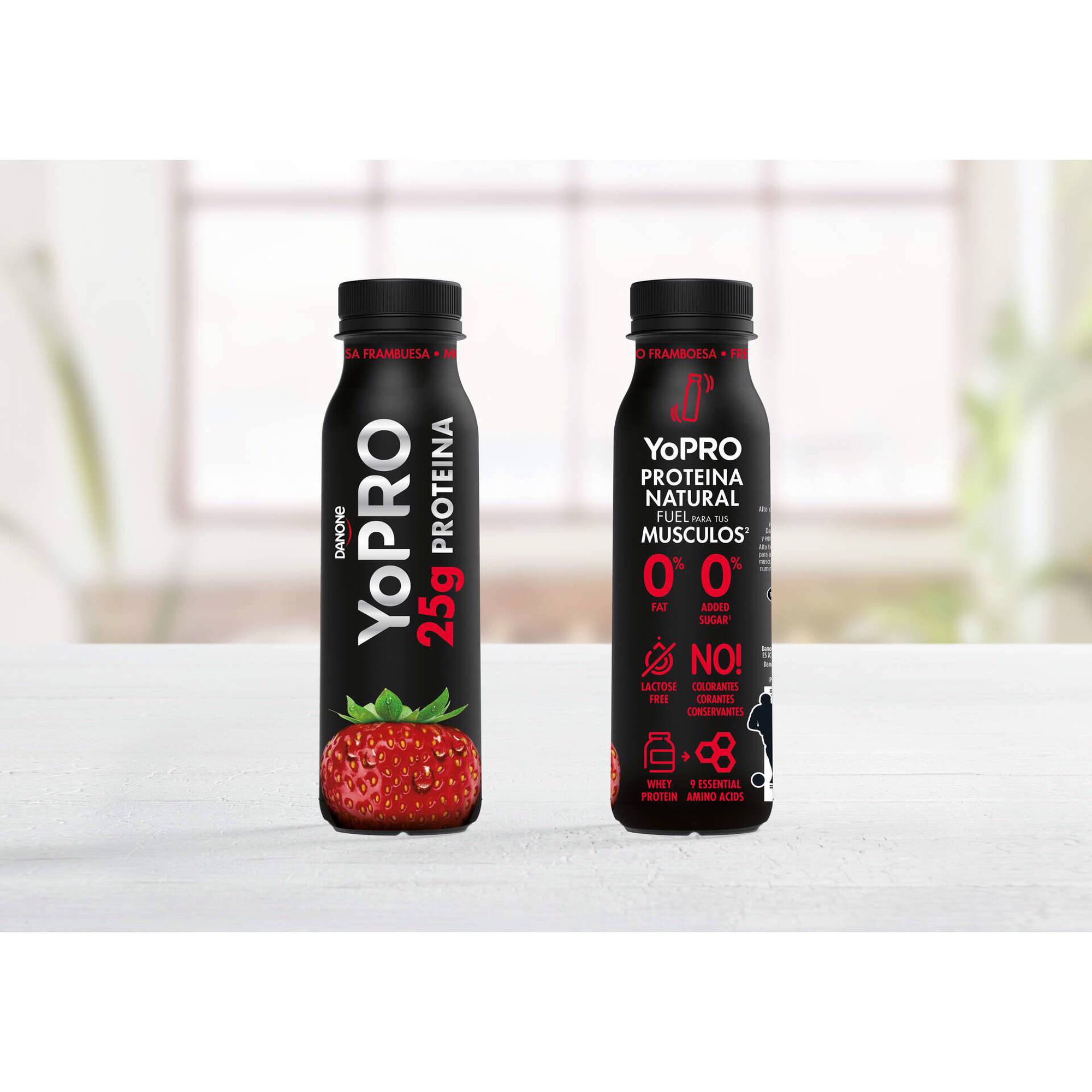 Iogurte Líquido Proteína Morango e Framboesa Iogurte Líquido Proteína Morango e Framboesa