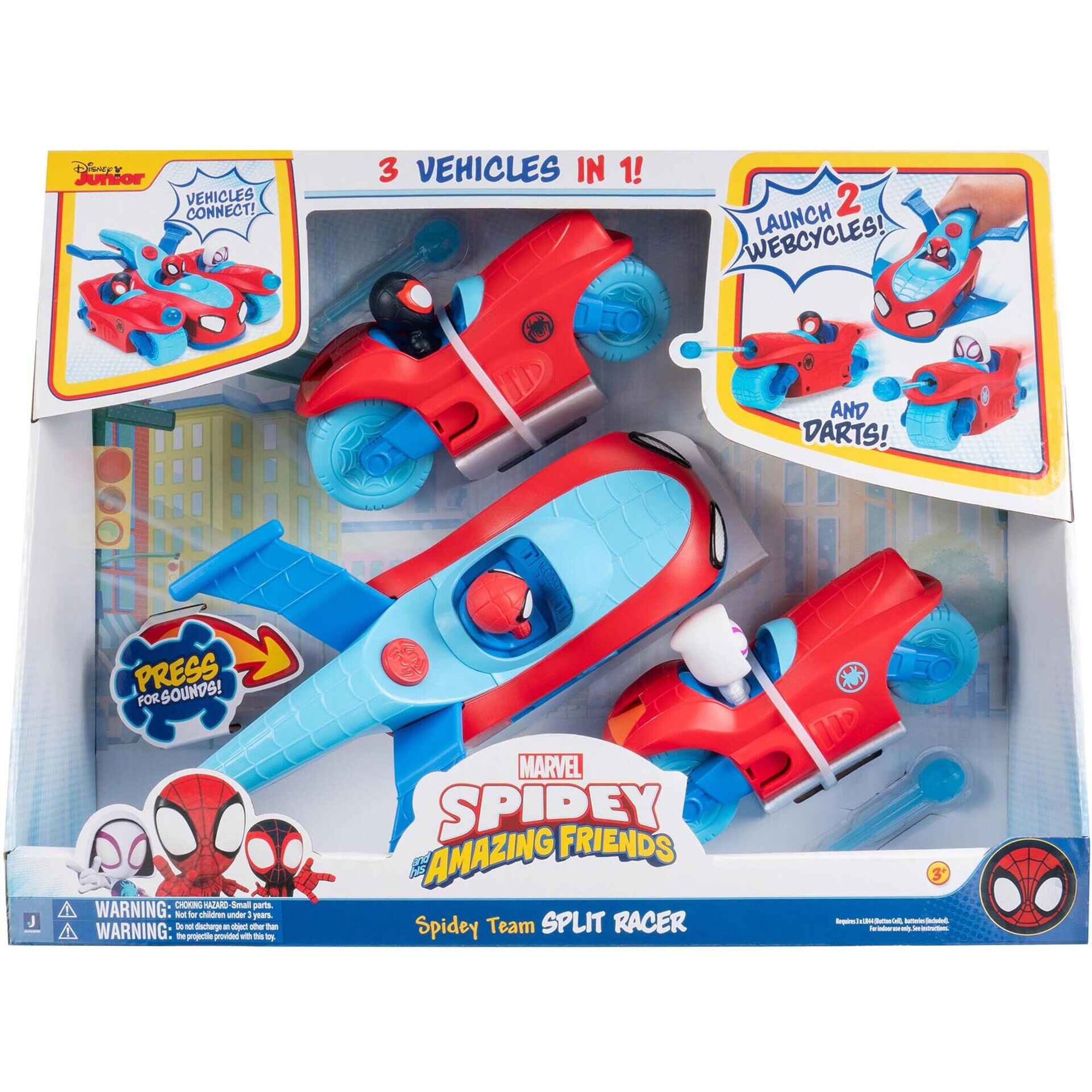 Spidey e Friends - Veículo Team Split Racer