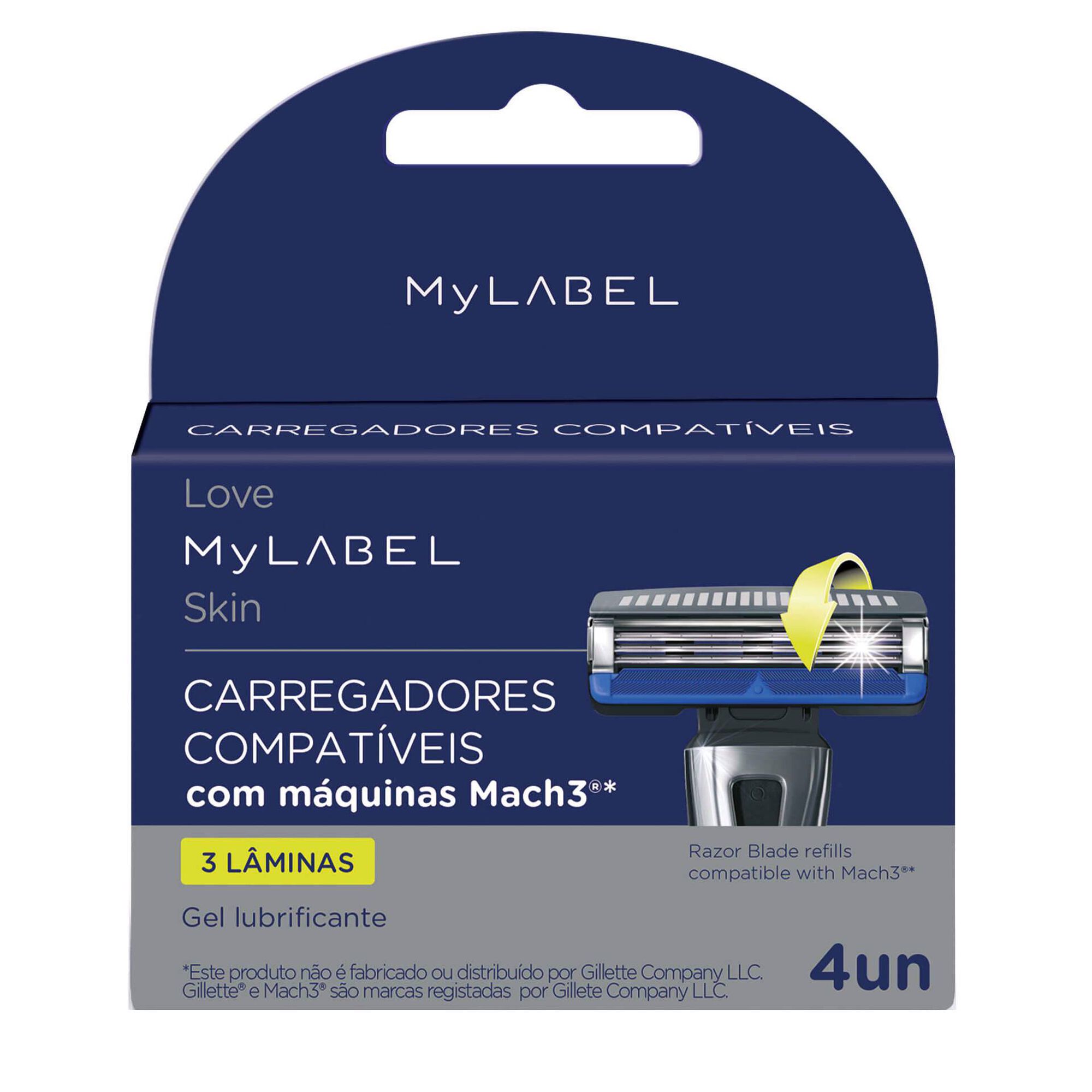 Recarga de Lâminas Compatível Mach 3