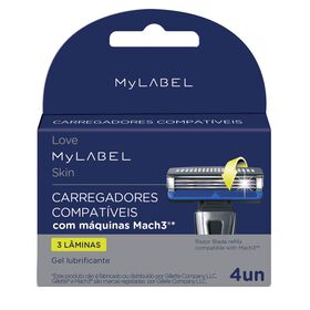 Recarga de Lâminas Compatível Mach 3 Recarga de Lâminas Compatível Mach 3