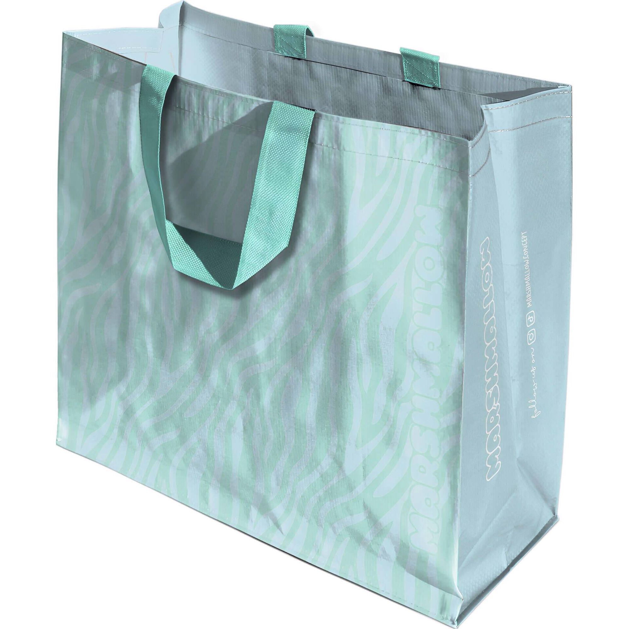 Saco de Compras Reutiliz&aacute;vel Verde Marshmallow