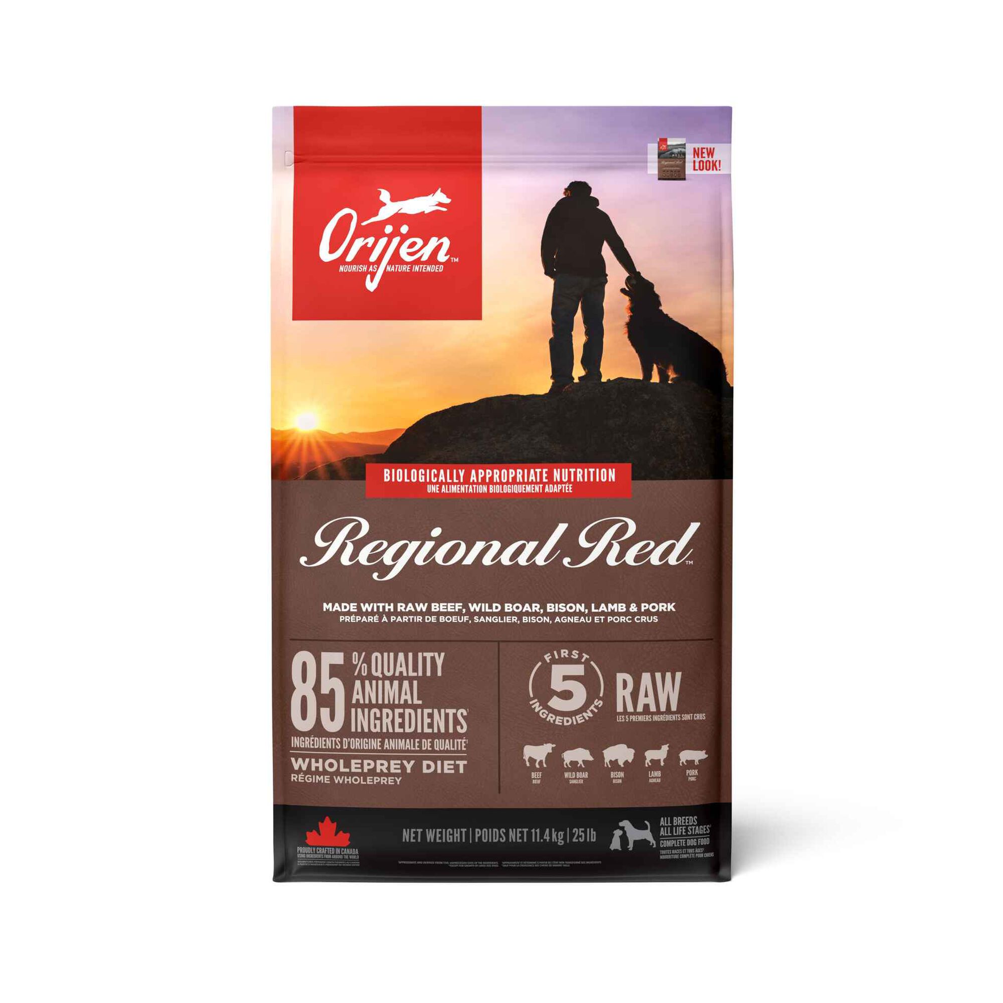 Ra&ccedil;&atilde;o para C&atilde;o Adulto Regional Red Orijen