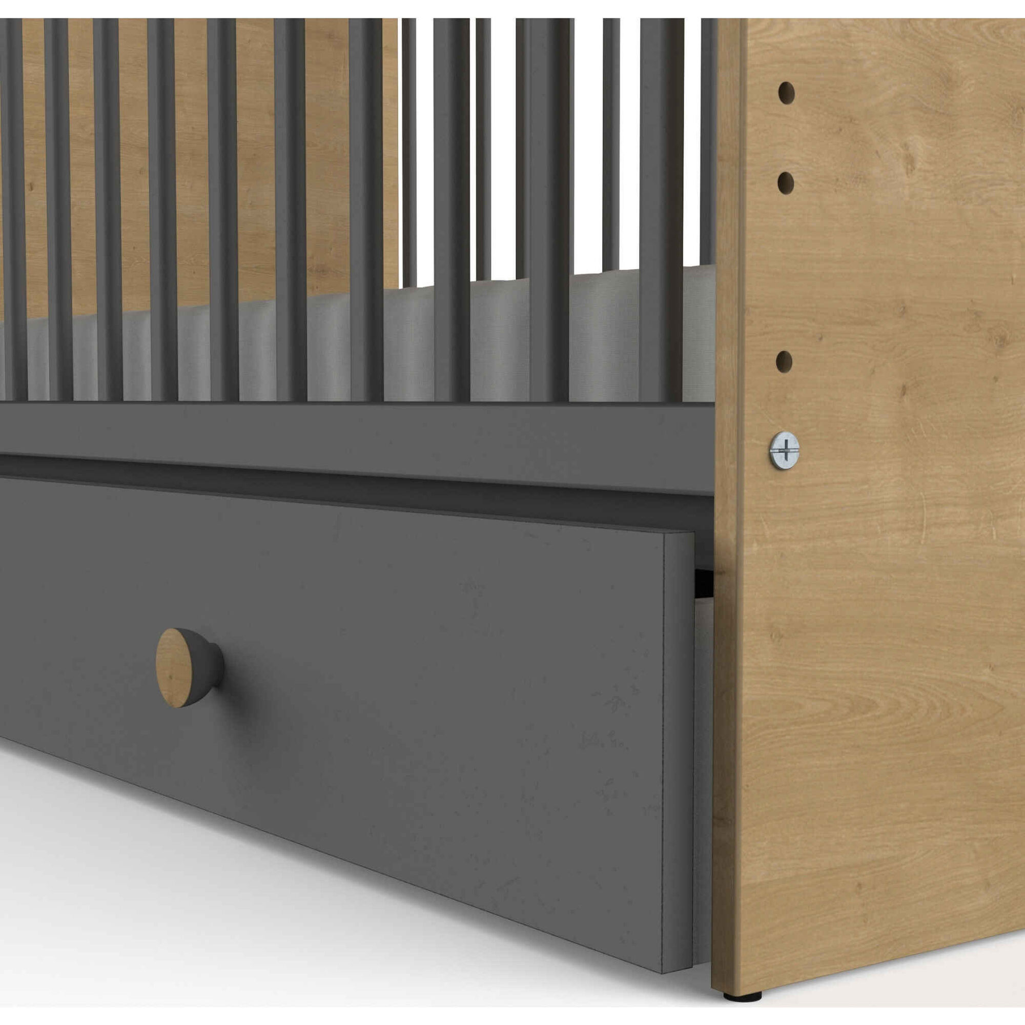 Cama de Grades Evolutiva 142,9x77x90,5cm Gabin