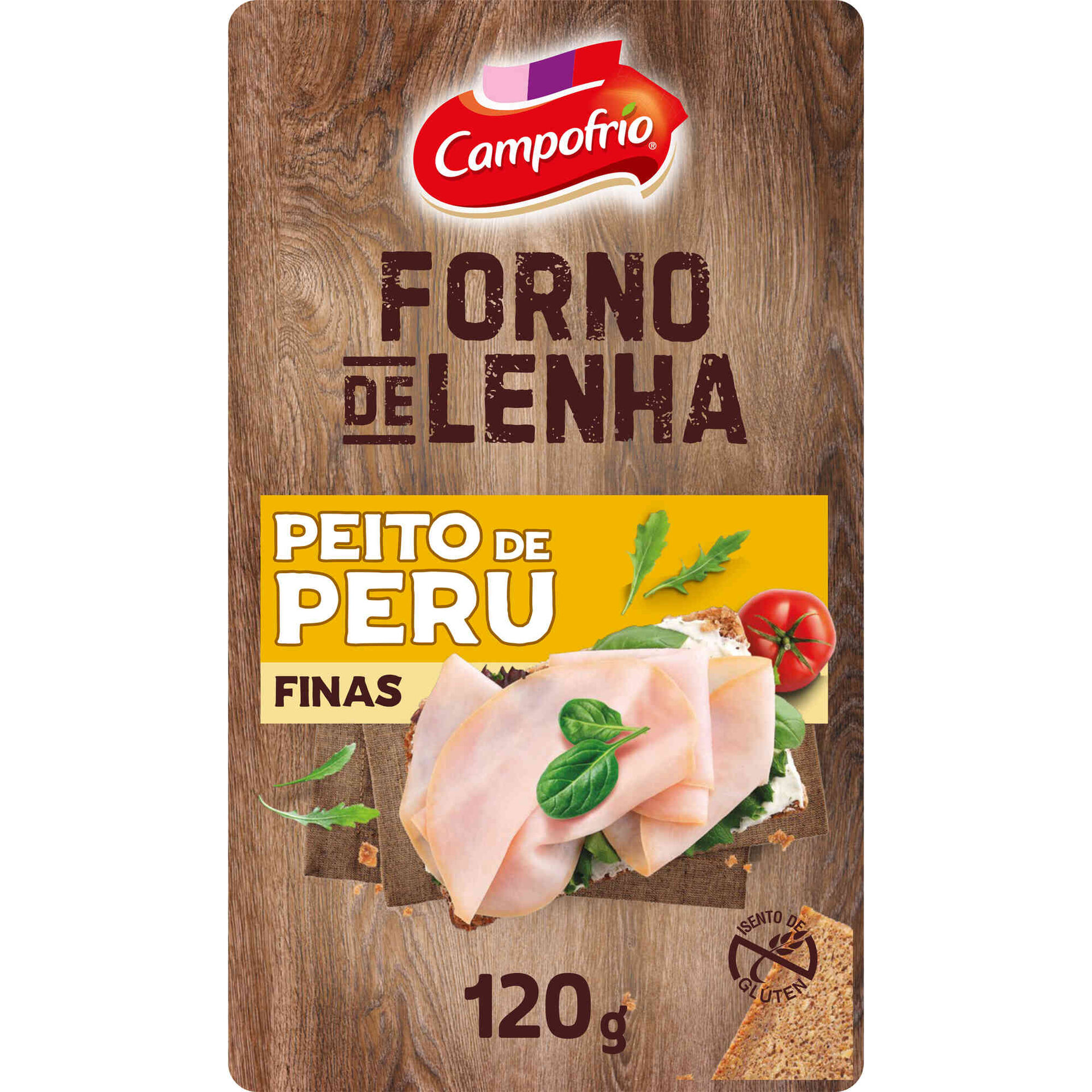 Fiambre Peito de Peru Forno Lenha Fatias Finas