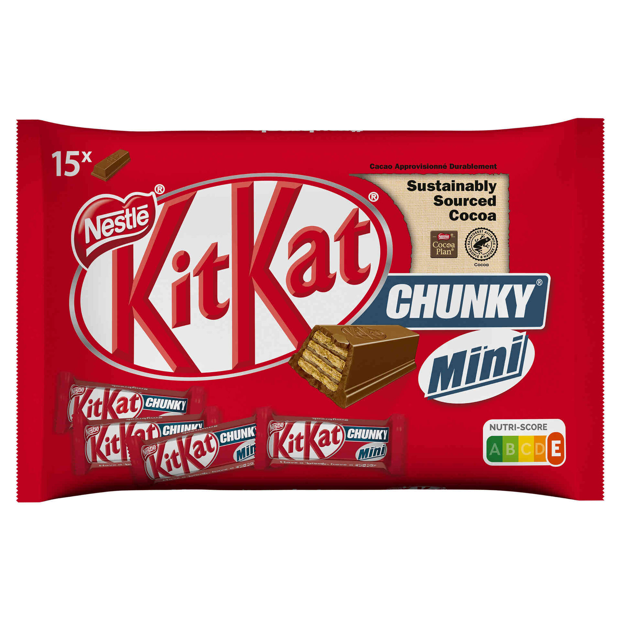 Snack de Chocolate de Leite Chunky Mini